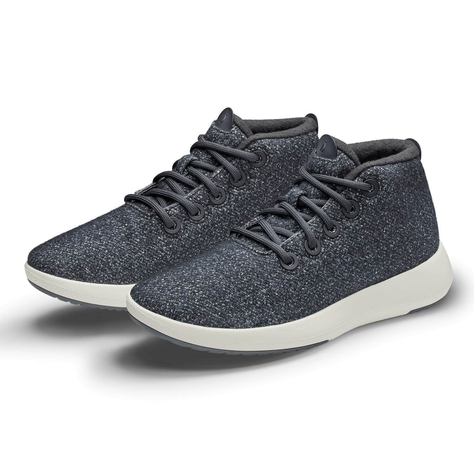 Men's Wool Runner-up Mizzle - Dark Grey (Natural White Sole)