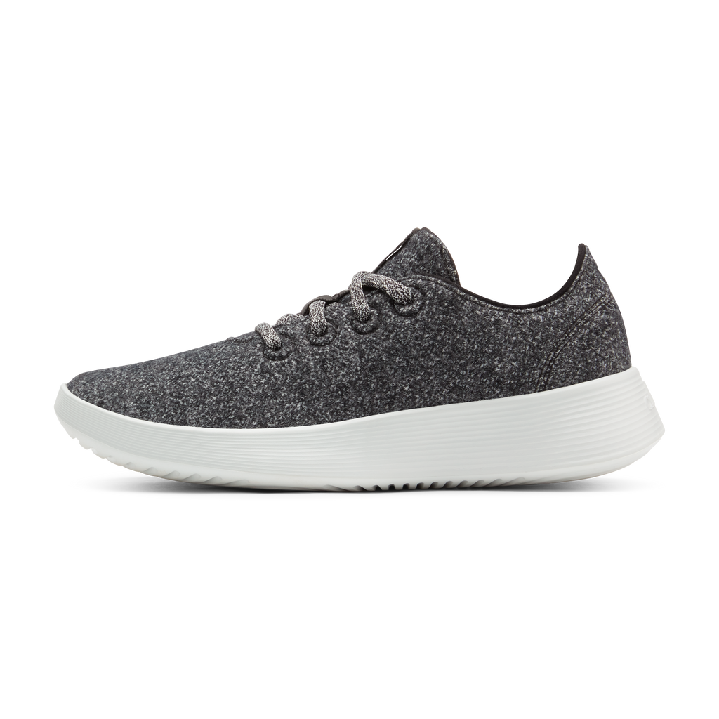 Men's Wool Runner Go - Dark Grey (Light Grey Sole)