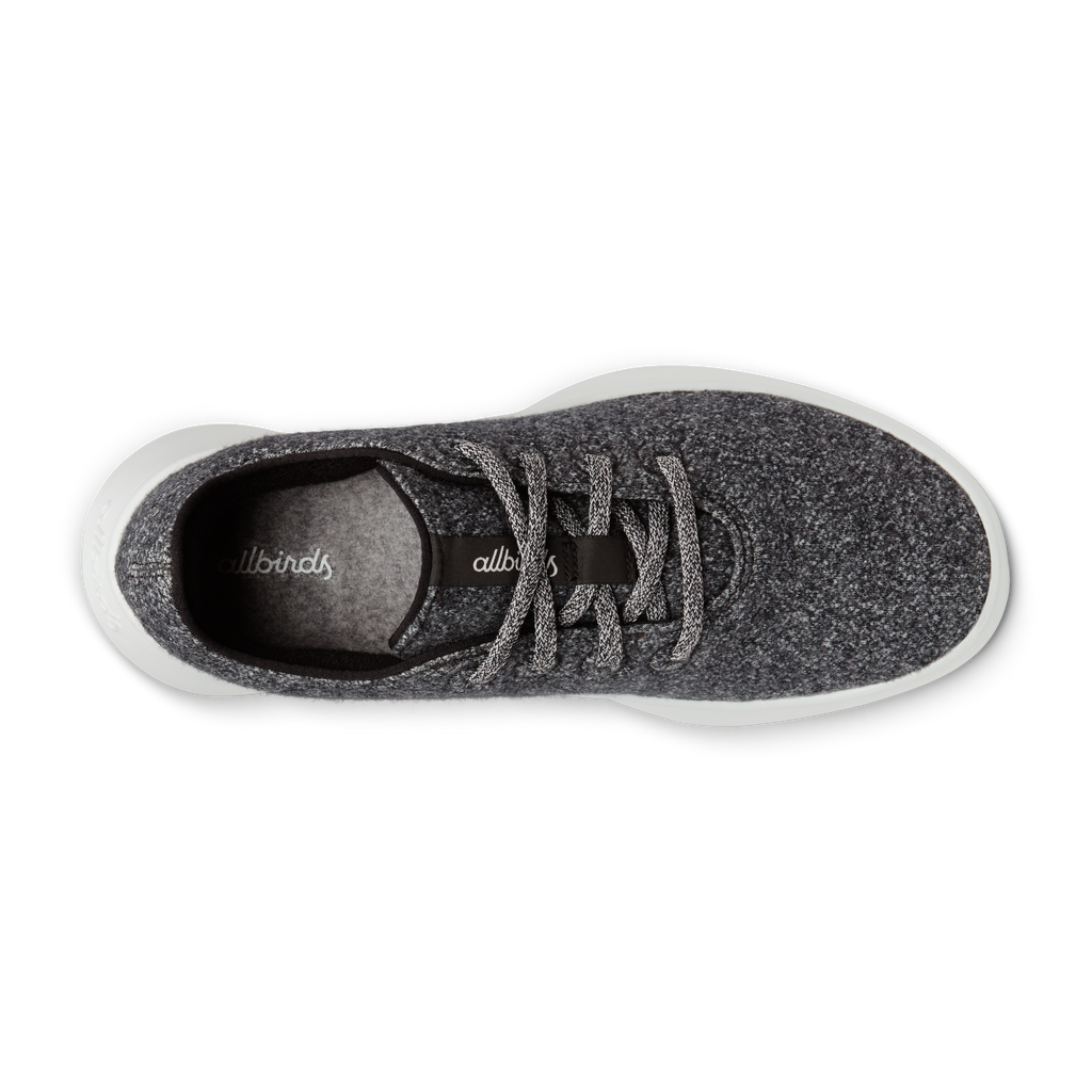 Men's Wool Runner Go - Dark Grey (Light Grey Sole)
