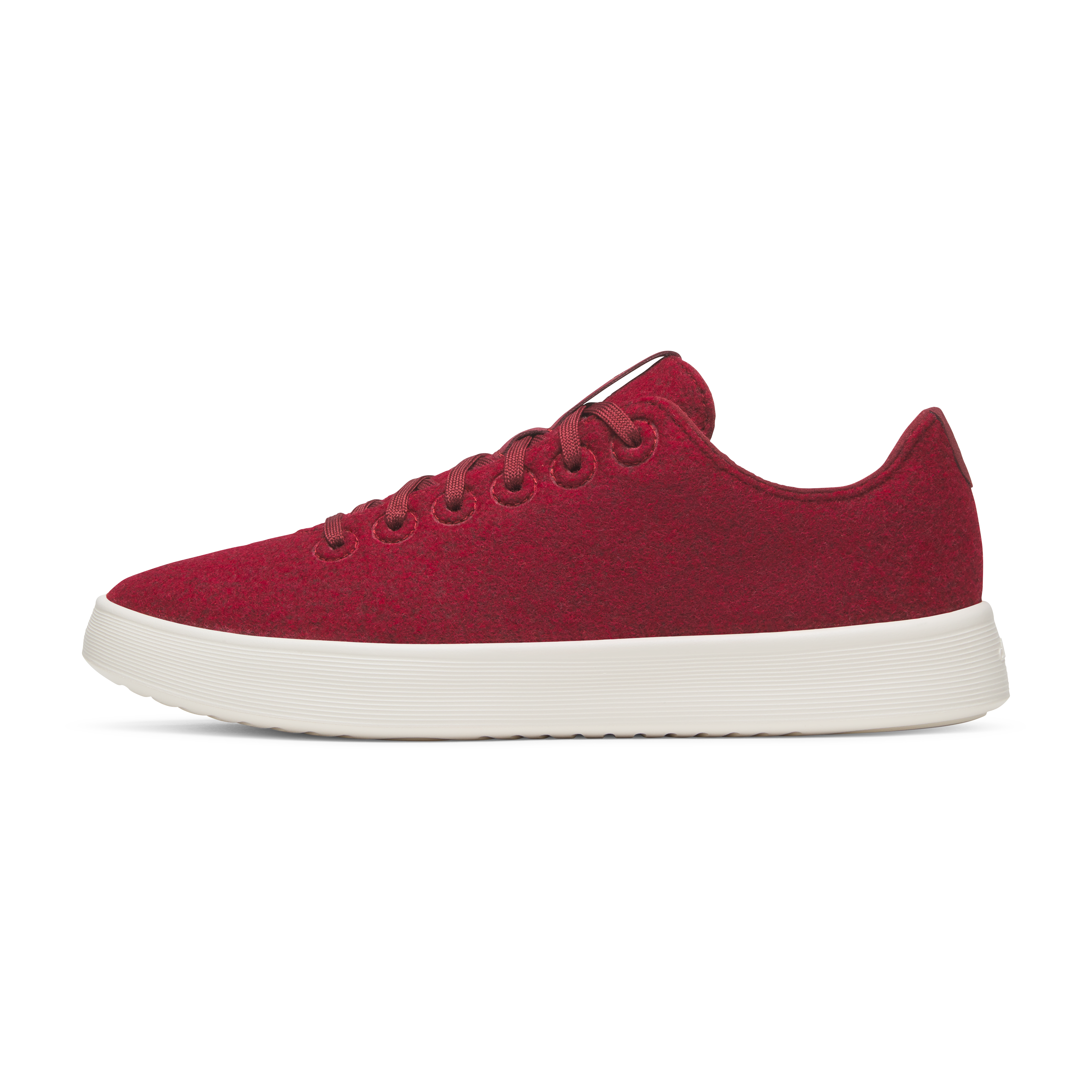 Women's Wool Cruiser - Burgundy (Natural White Sole)