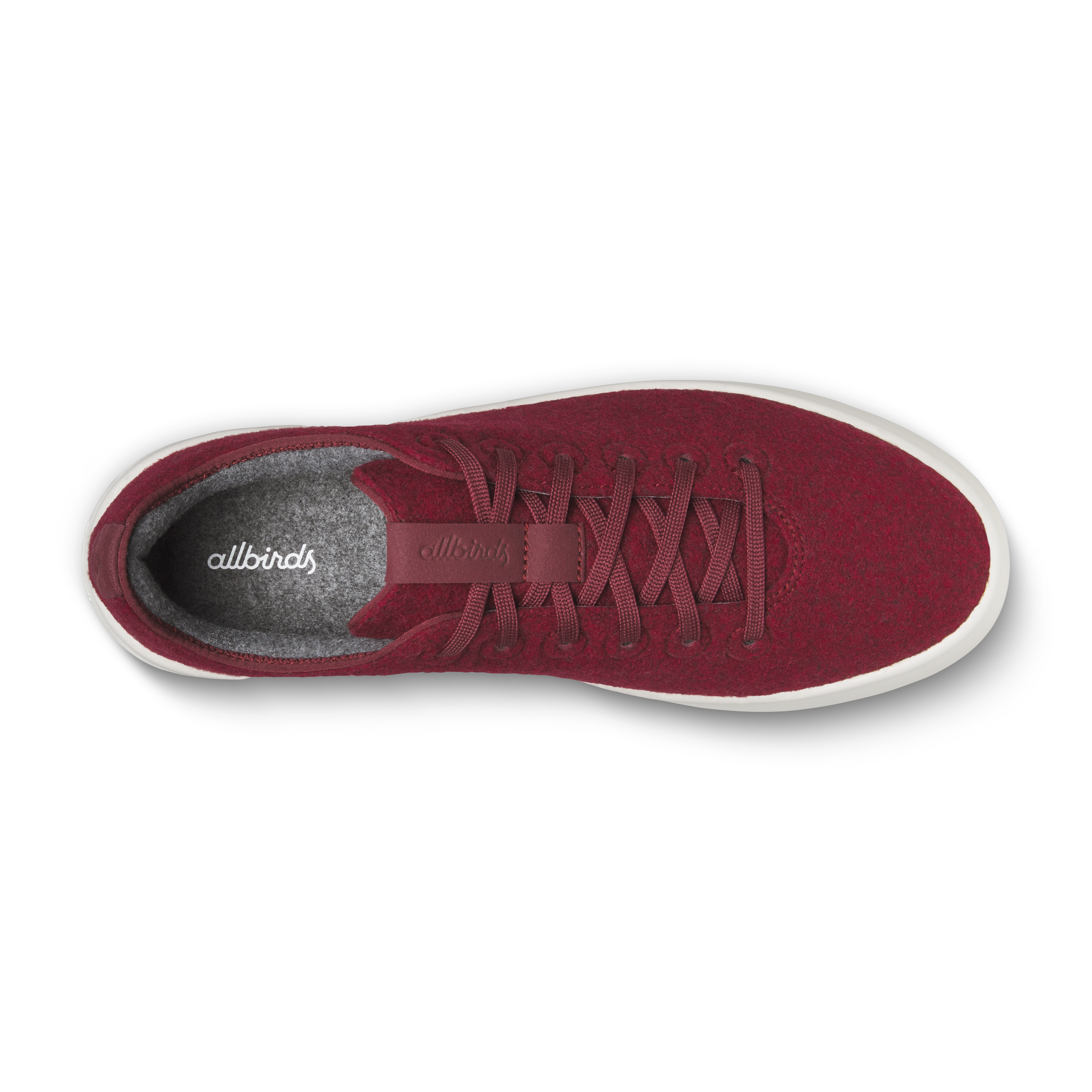 Women's Wool Cruiser - Burgundy (Natural White Sole)