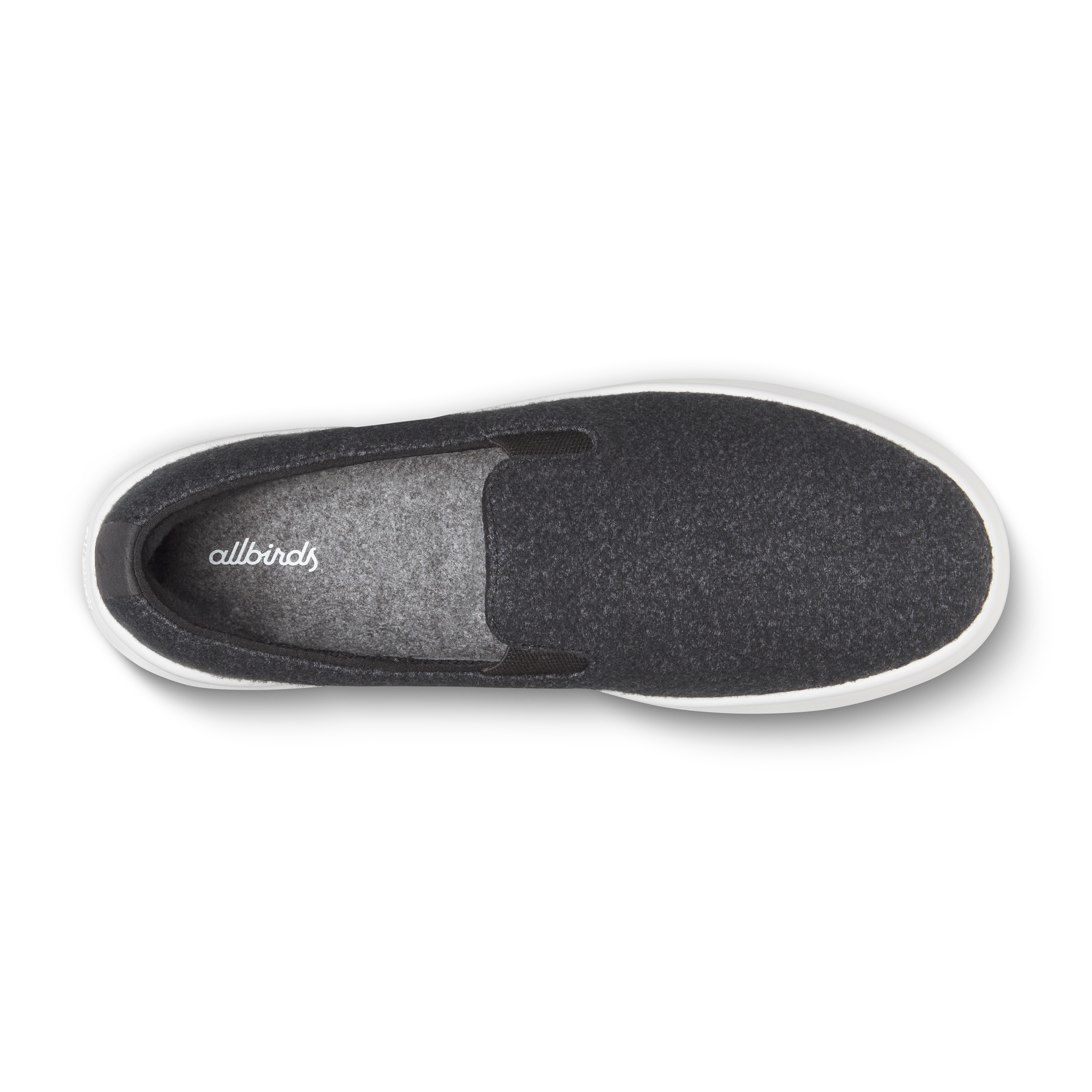 Men's Wool Cruiser Slip On - Natural Black (Blizzard Sole)