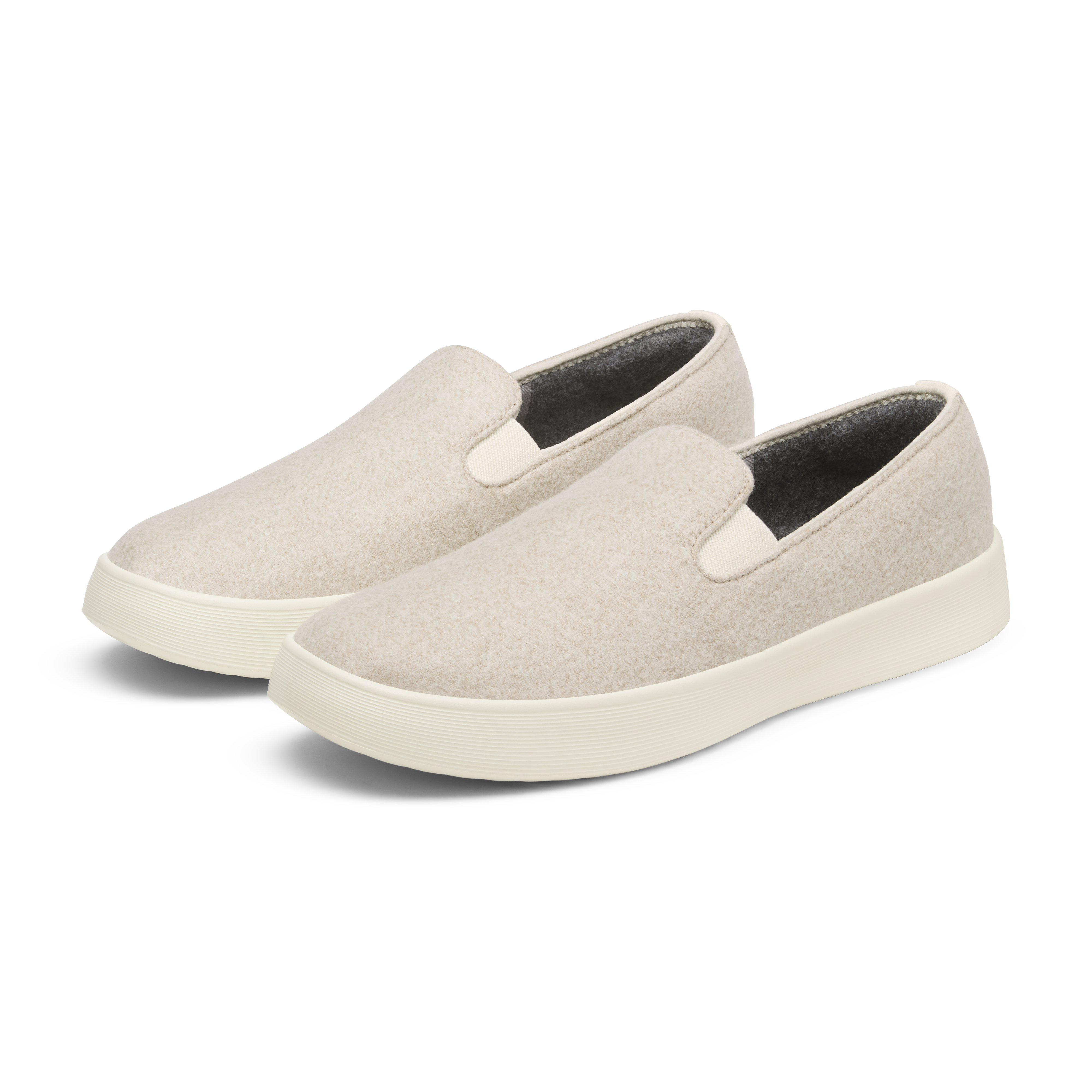 Women's Wool Cruiser Slip On - Rugged Beige (Stony Cream Sole)