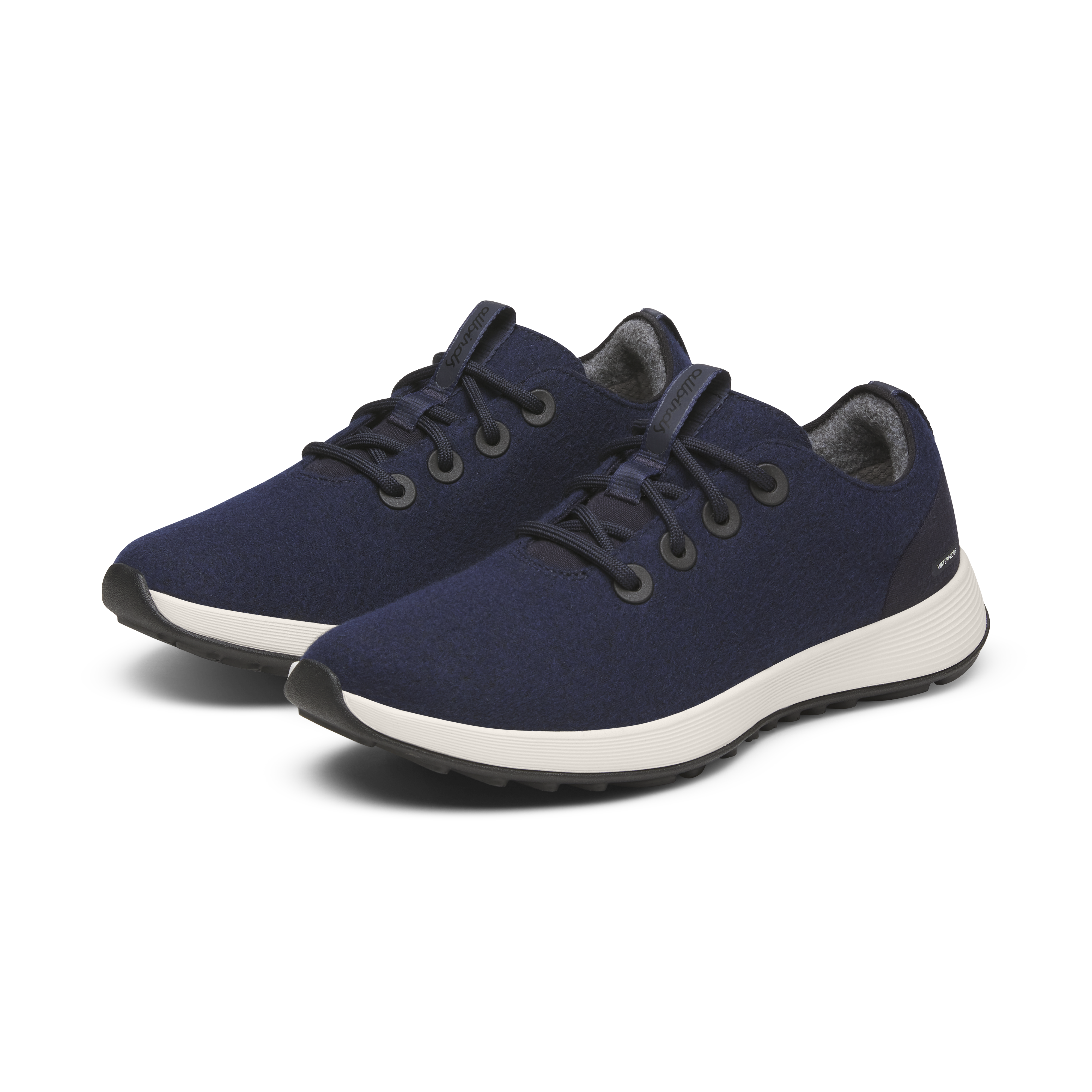 Women's Wool Runner NZ Waterproof - Dark Navy (Natural White Sole)