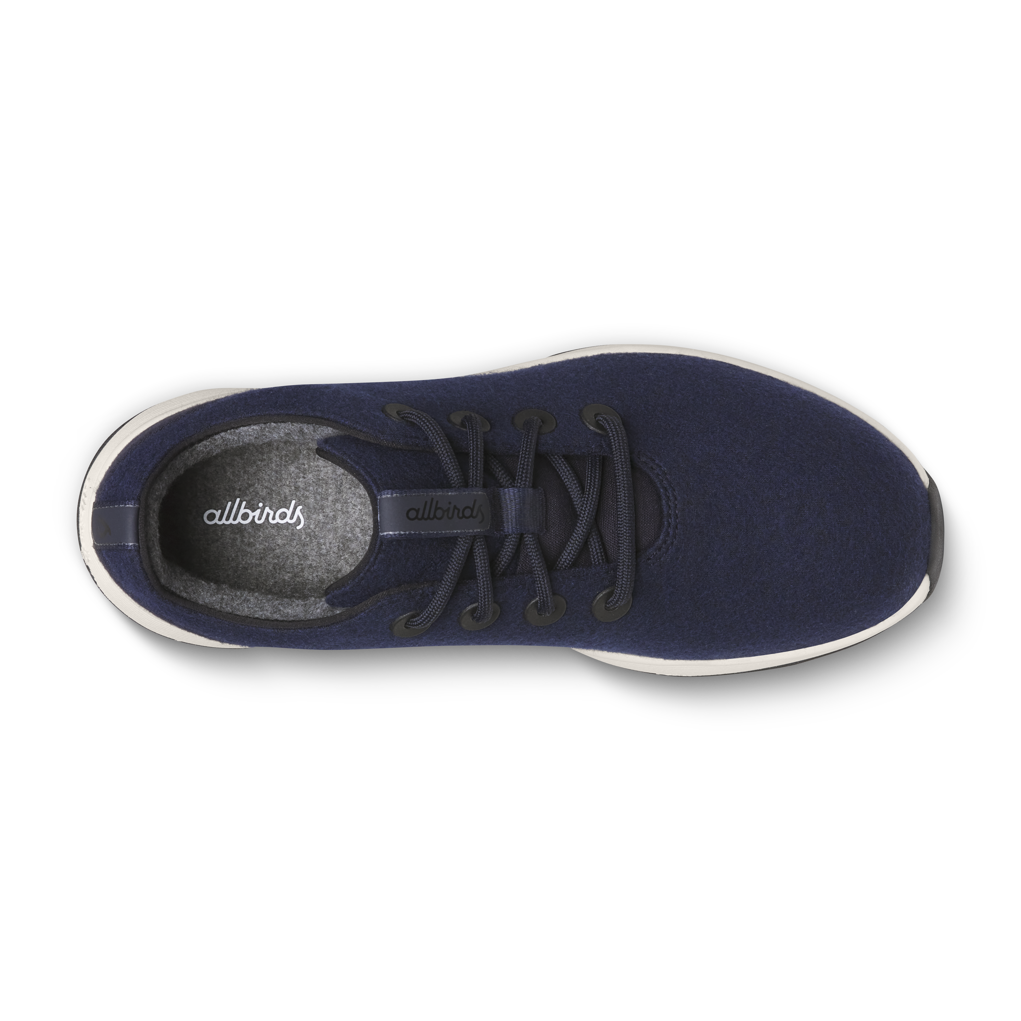 Men's Wool Runner NZ Waterproof - Dark Navy (Natural White Sole)