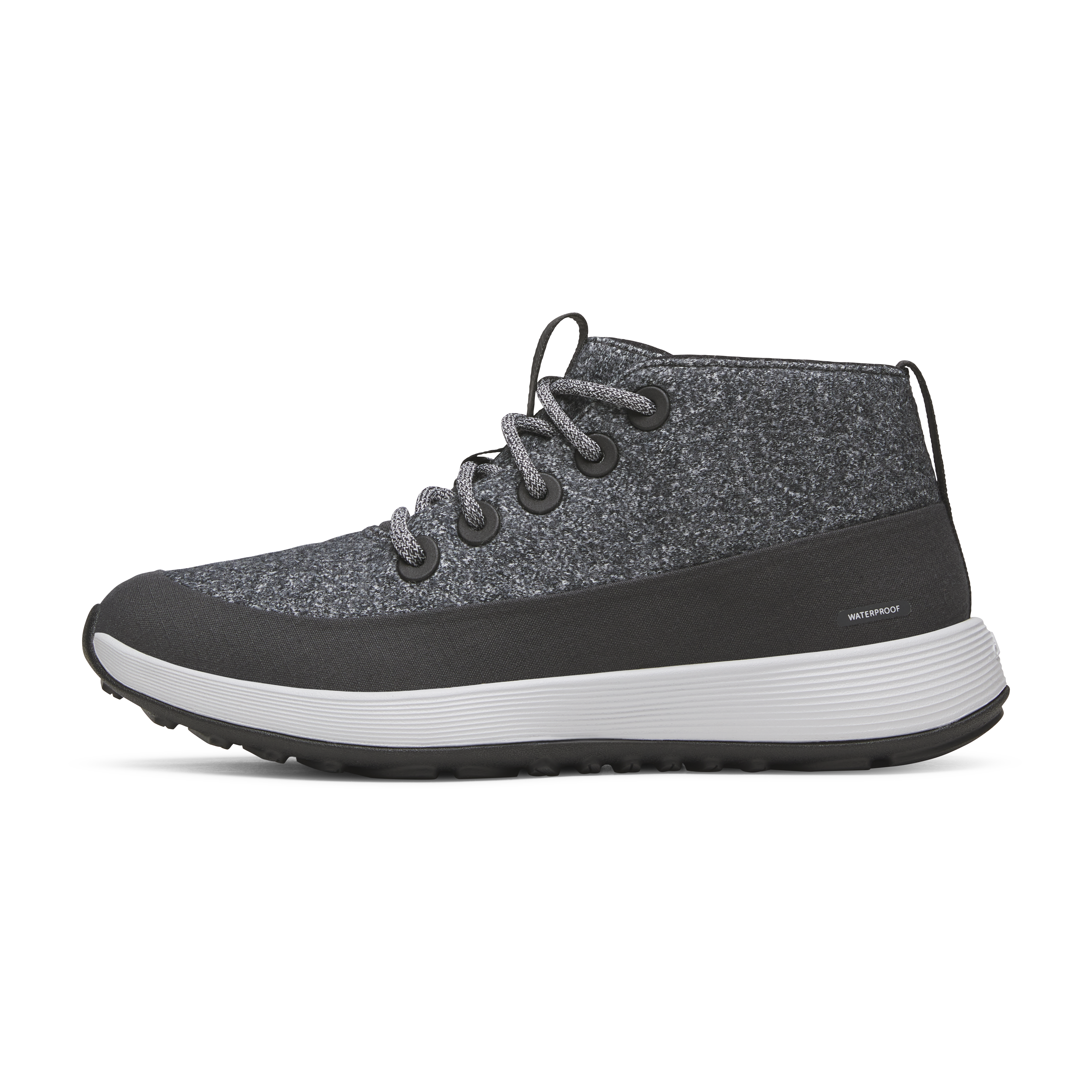 Women's Wool Runner NZ Mid Waterproof - Dark Grey (Light Grey Sole)