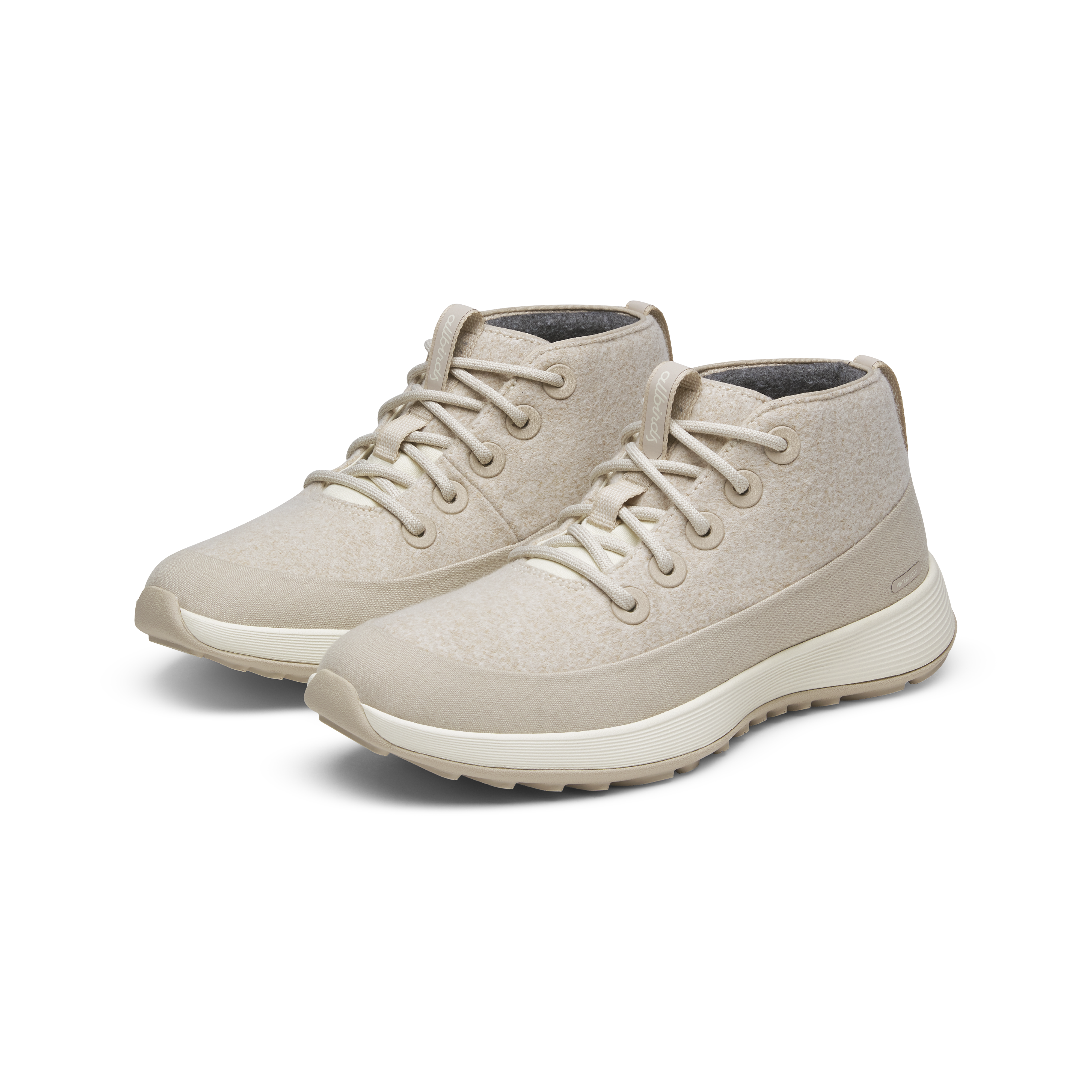 Men's Wool Runner NZ Mid Waterproof - Stony Cream/Rugged Beige (Stony Cream Sole)