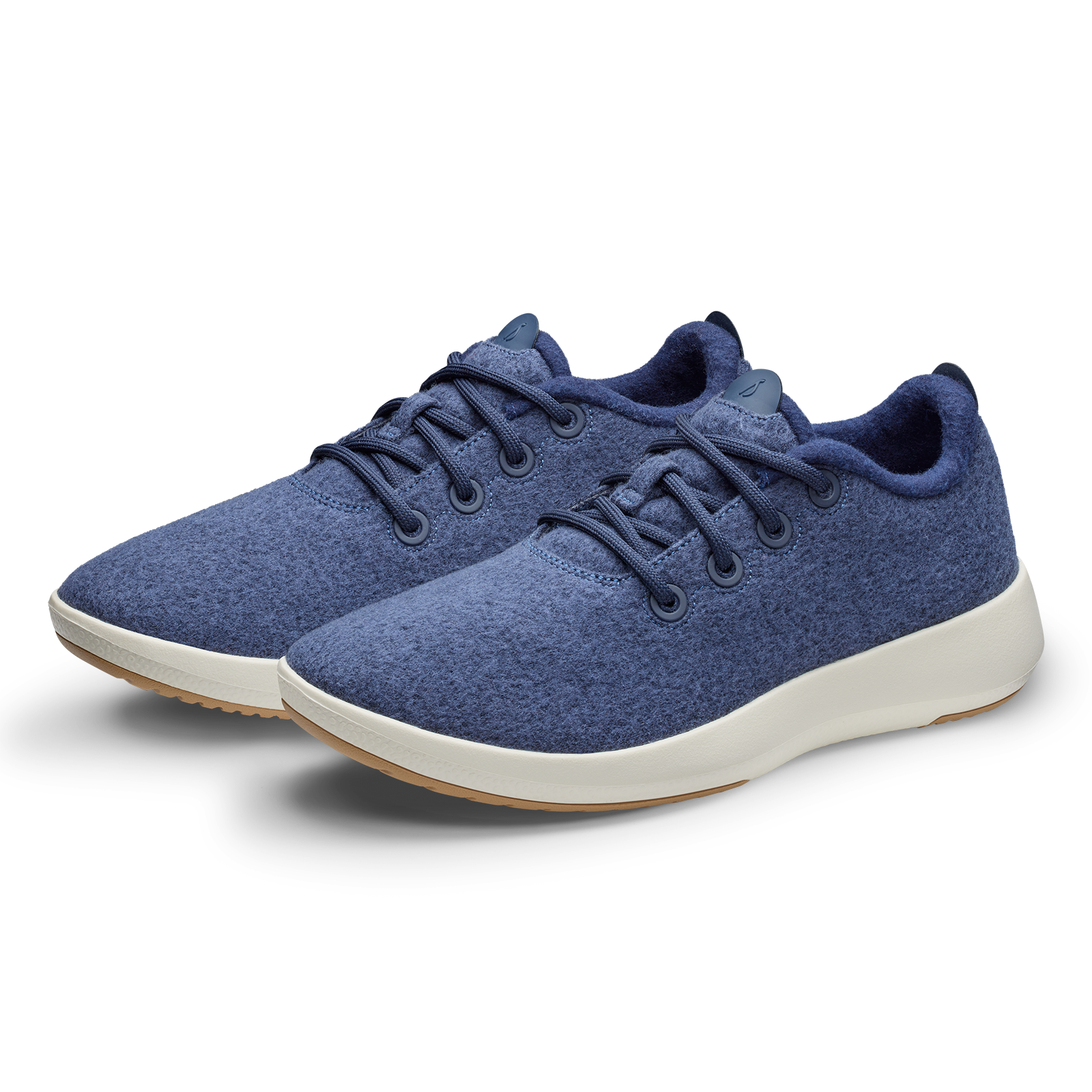 Men's Wool Runner Mizzle - Hazy Indigo (Natural White Sole)