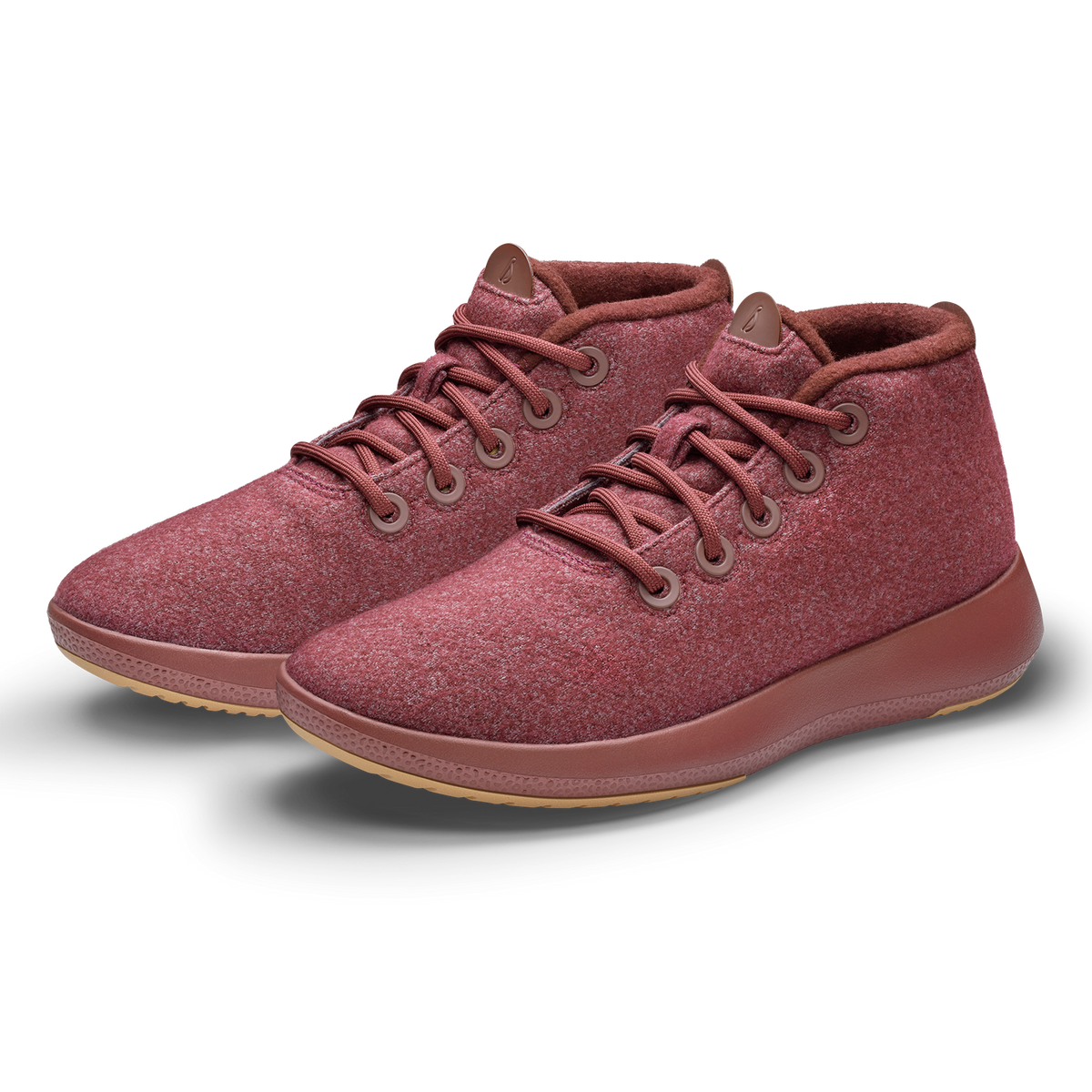 Men's Wool Runner-up Mizzles - Botanic Red (Botanic Red Sole)