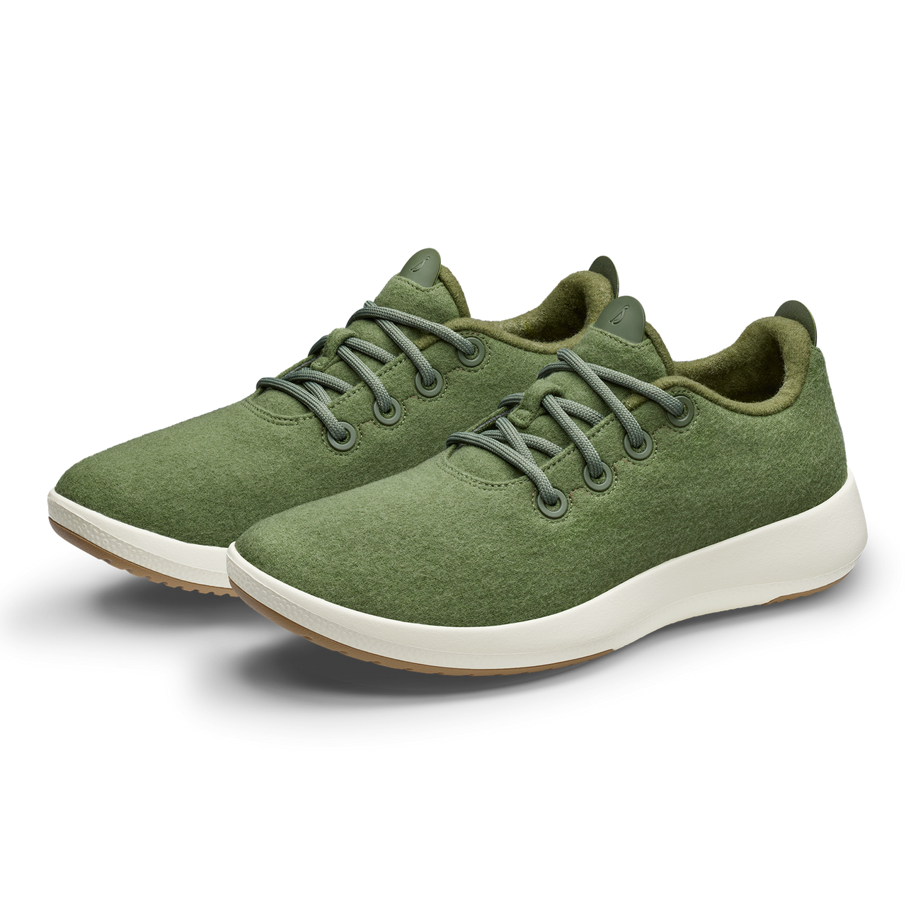 Women's Wool Runner Mizzle - Thunder Green (Natural White Sole)