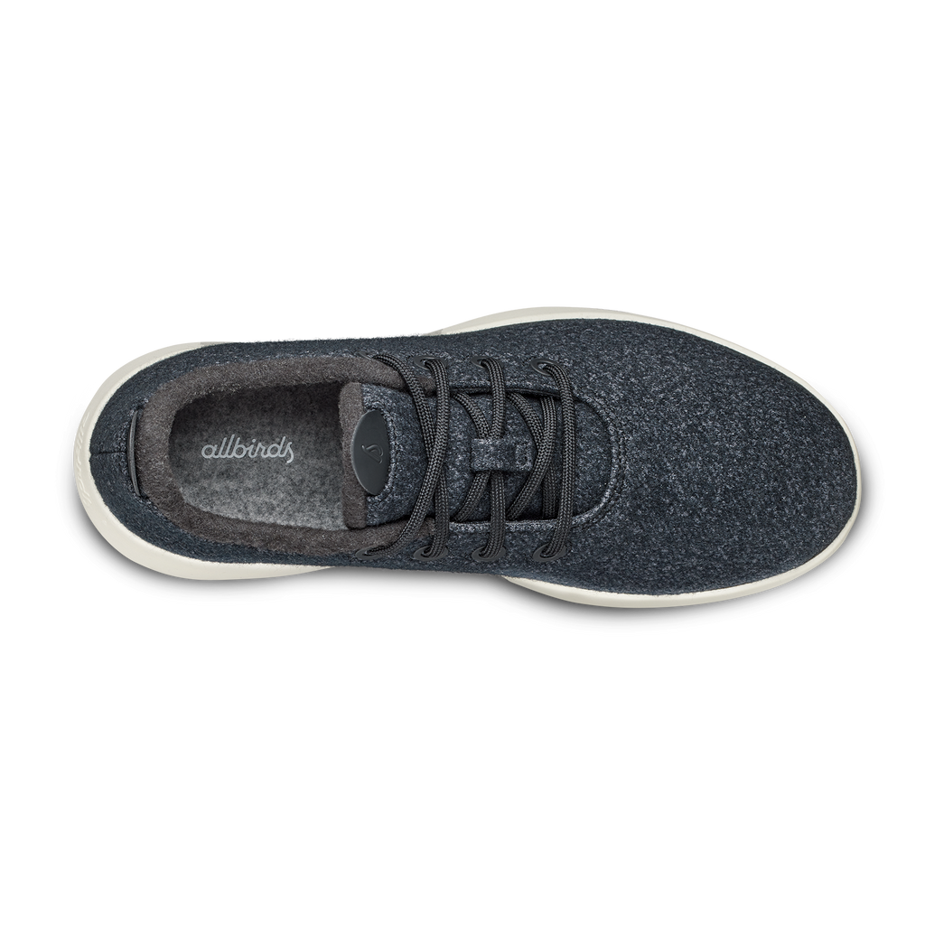 Women's Wool Runner Mizzle - Natural Black (Natural White Sole)