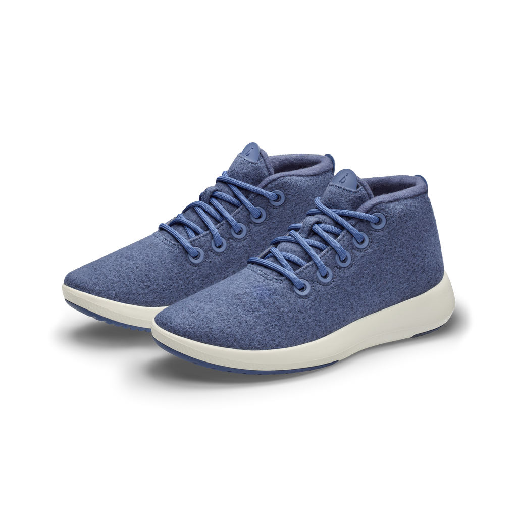 Women's Wool Runner-up Mizzle - Hazy Indigo (Natural White Sole)