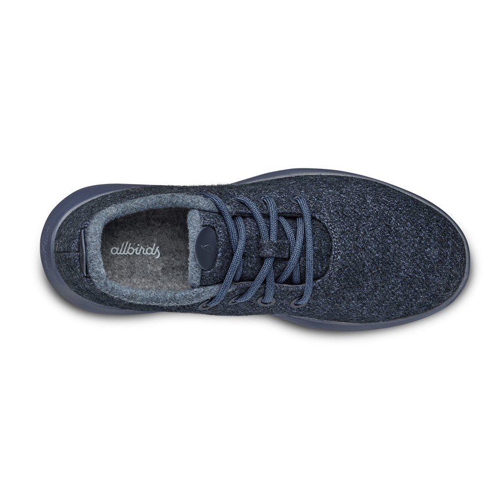 Men's Wool Runner Mizzle - Savanna Night (Navy Sole)