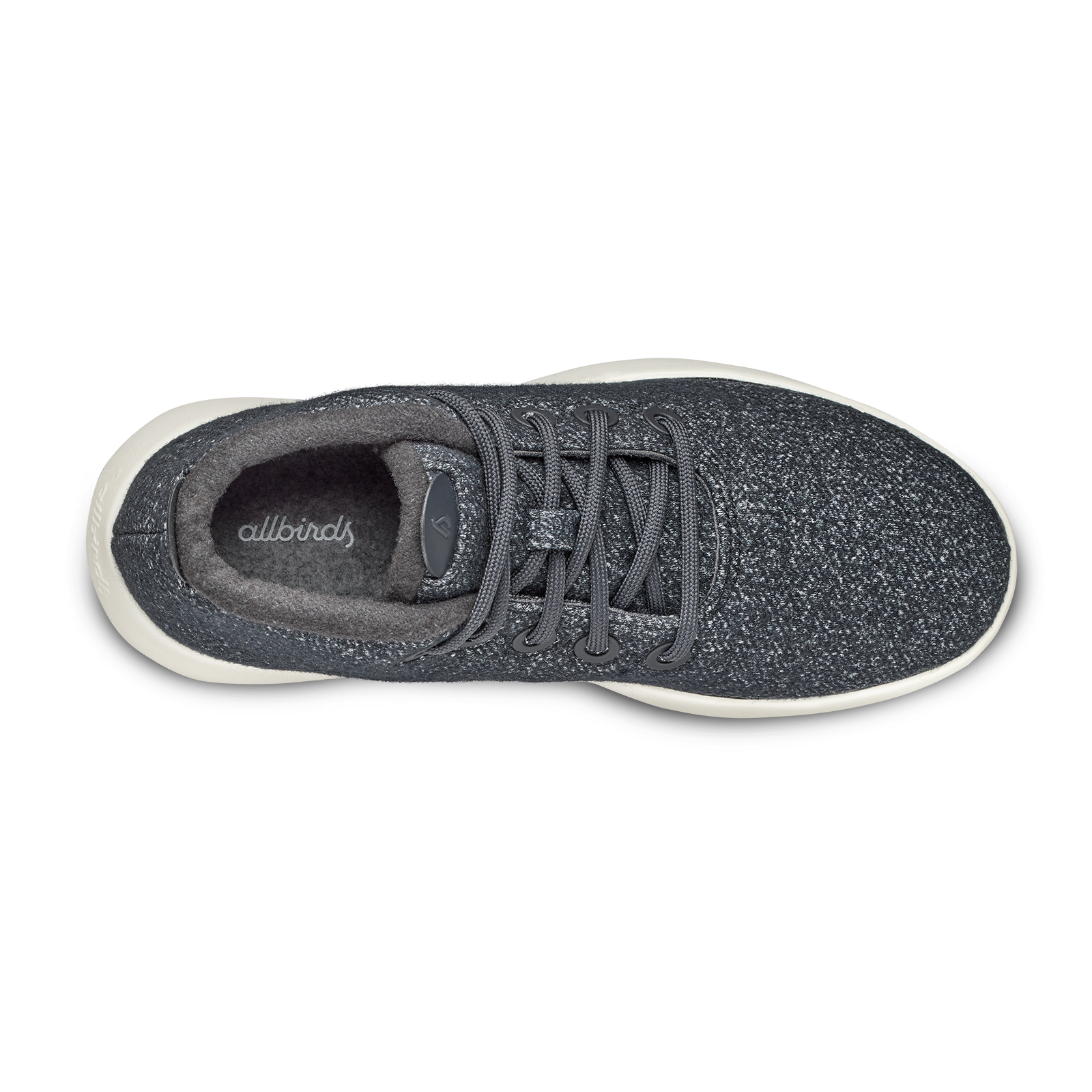 Men's Wool Runner-up Mizzle - Dark Grey (Natural White Sole)
