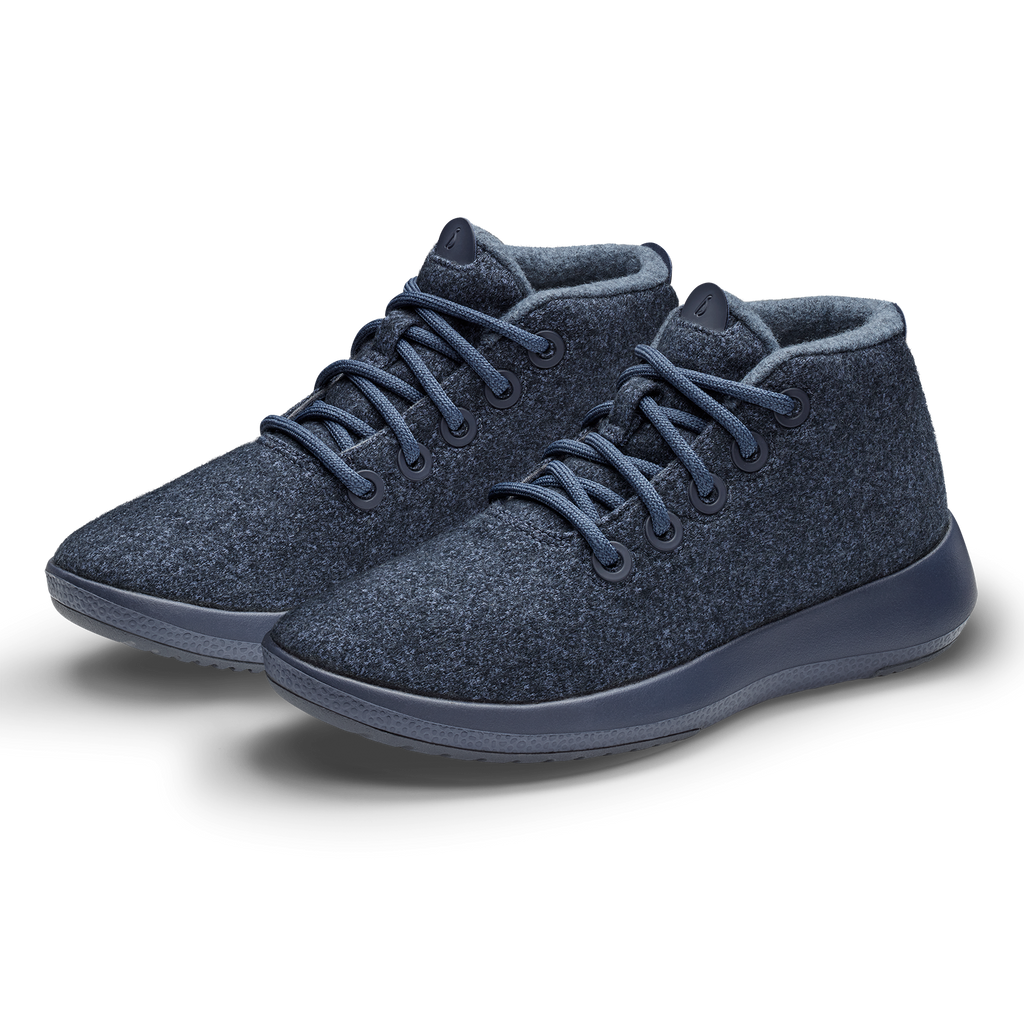 Men's Wool Runner-up Mizzle - Savanna Night (Navy Sole)
