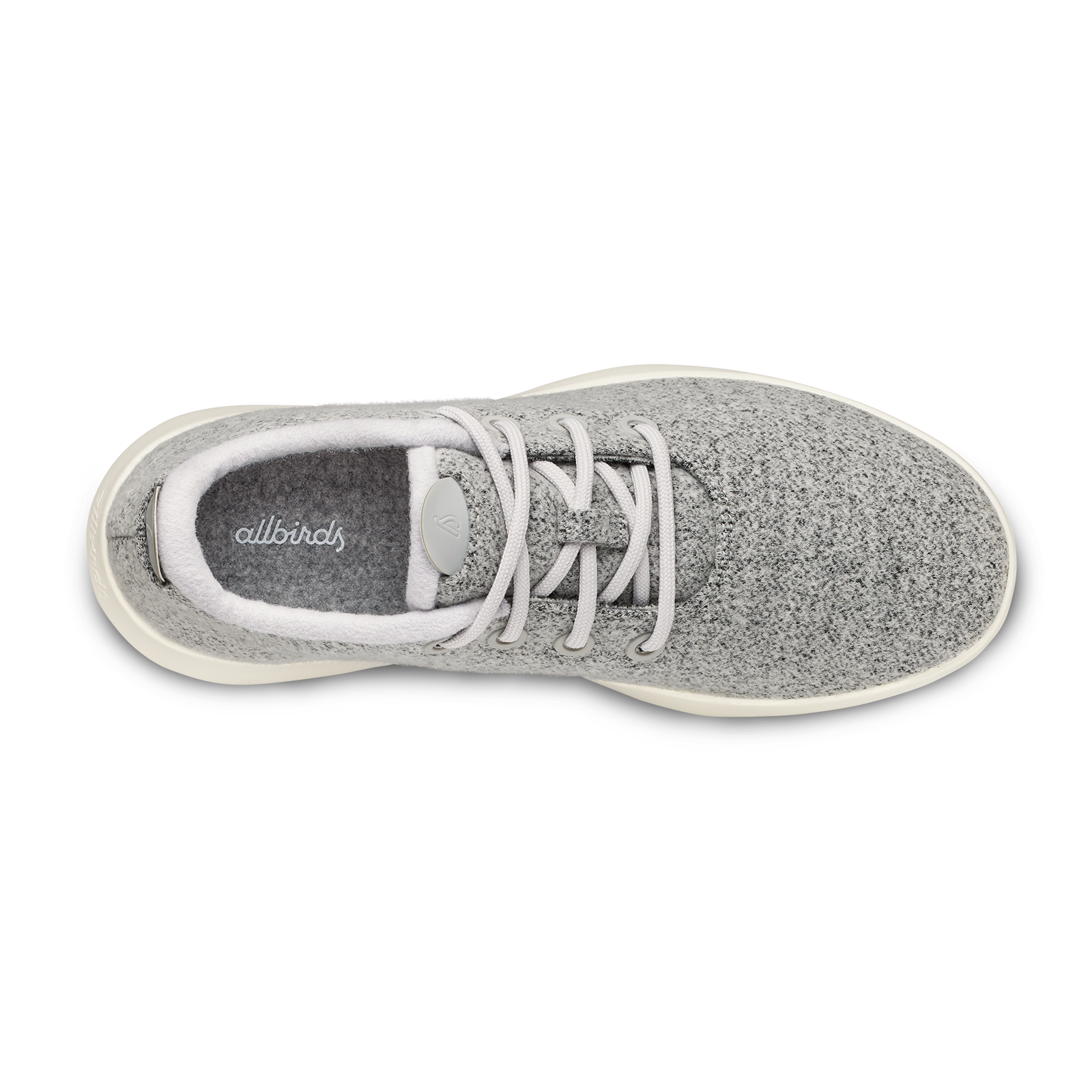Men's Wool Runner Mizzle - Light Grey (Natural White Sole)
