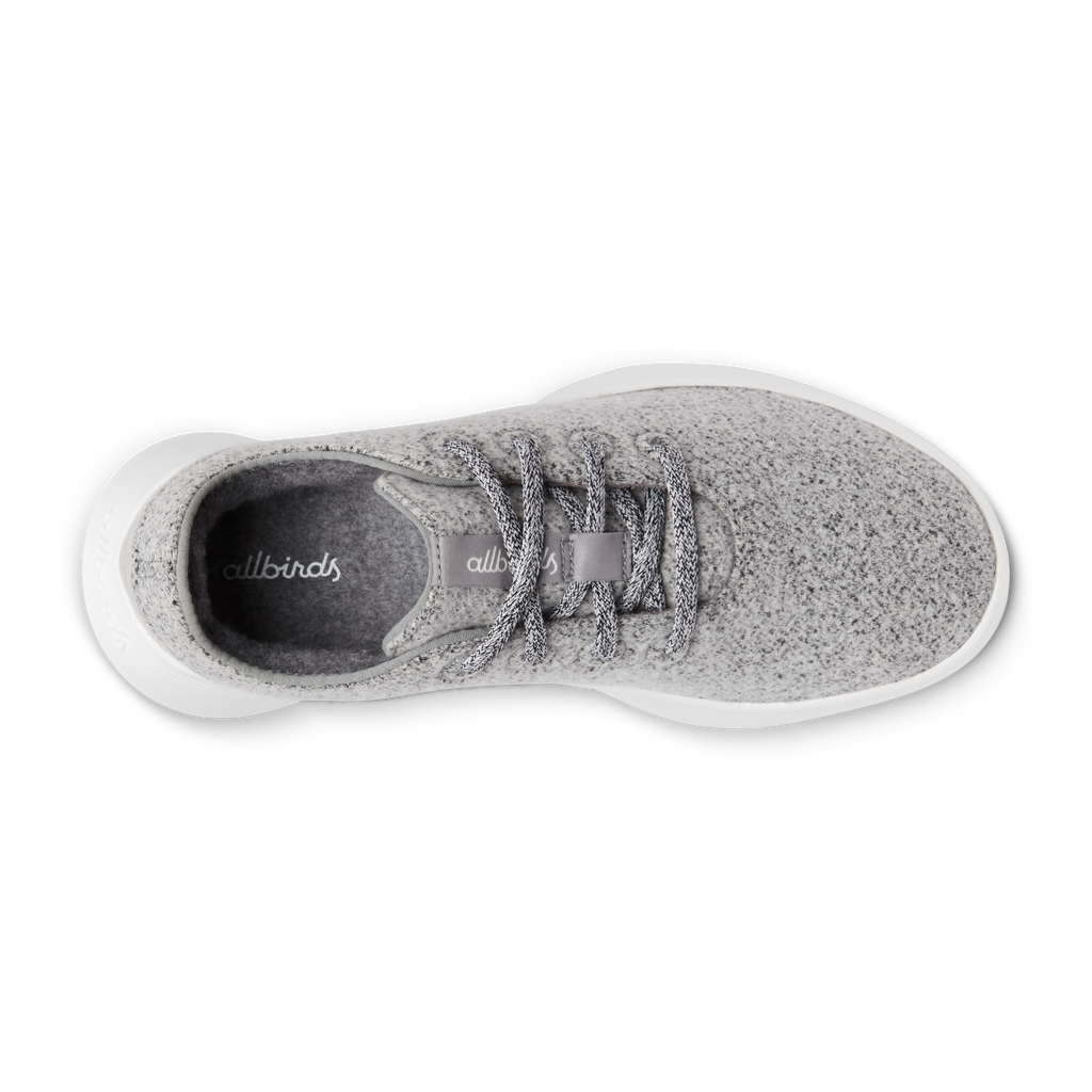 Men's Wool Runner Go - Medium Grey (Blizzard Sole)