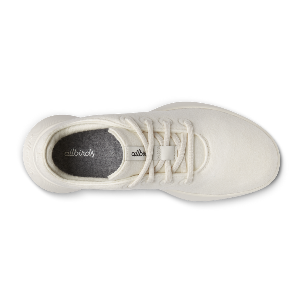 Men's Wool Runner Go - Natural White (Natural White Sole)
