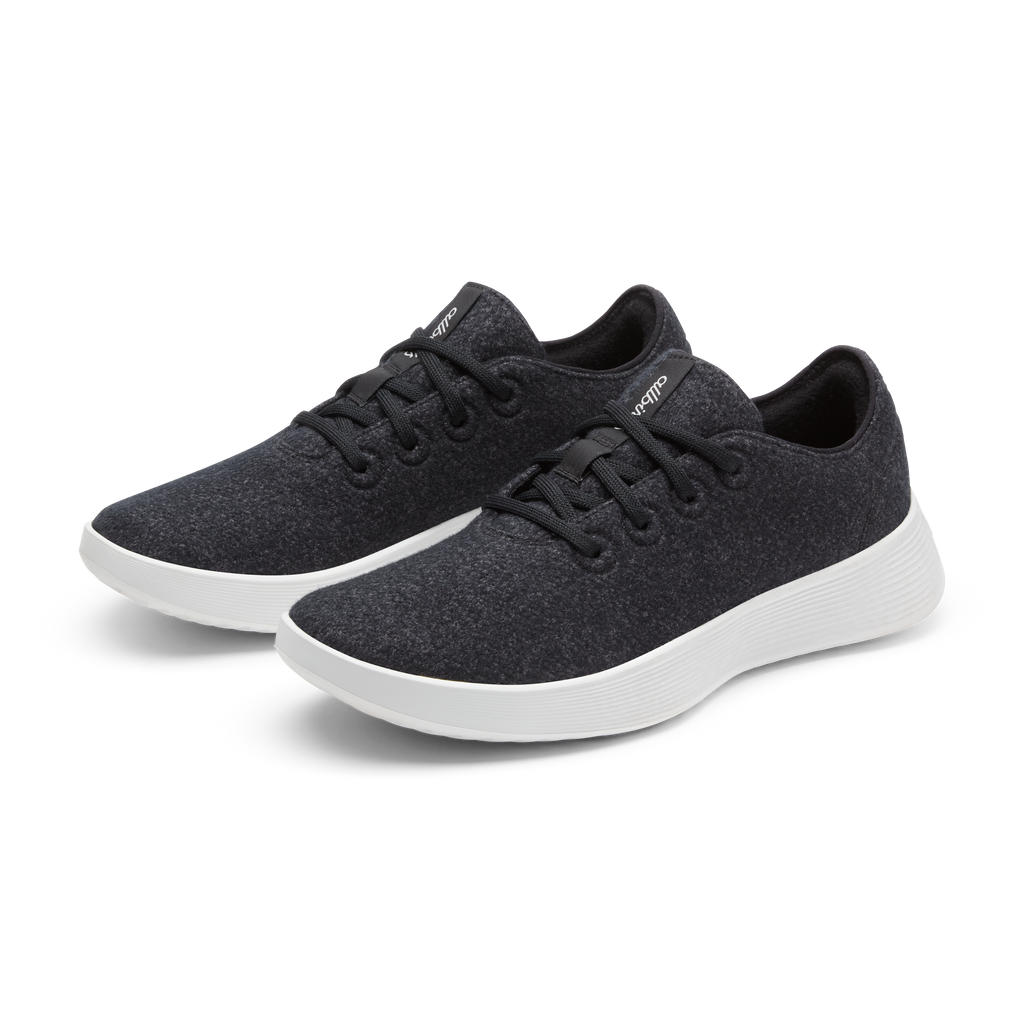 Women's Wool Runner Go - Natural Black (Blizzard Sole)