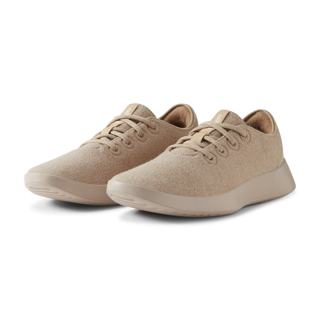 Women's Wool Runner Go - Rugged Beige (Rugged Beige Sole)