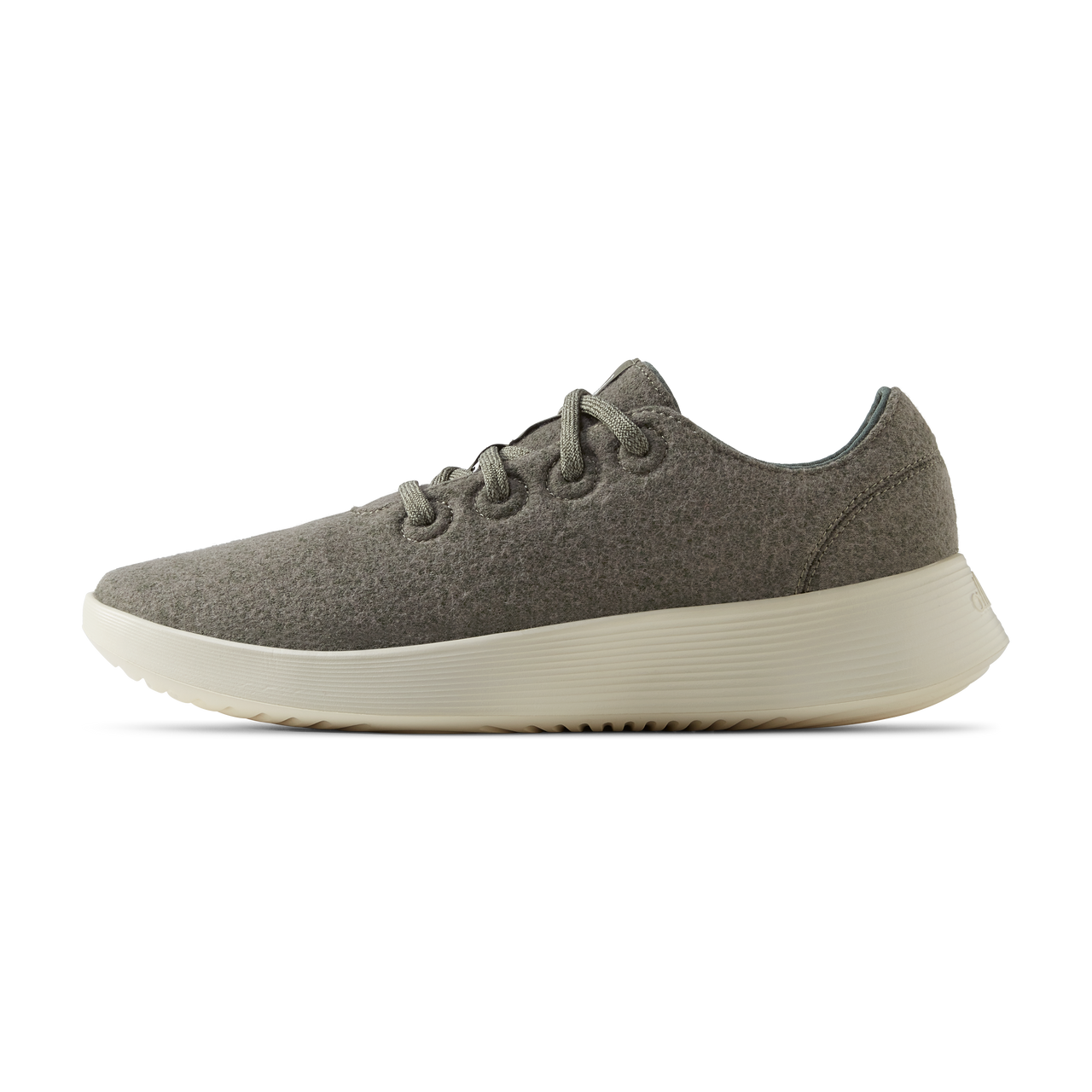Women's Wool Runner Go - Rugged Green (Stony Cream Sole)