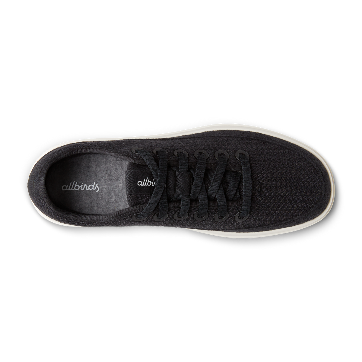 Men's Wool Piper Go - Natural Black (Natural White Sole)