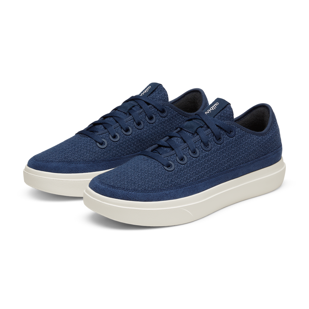 Men's Wool Piper Go - Deep Navy (Natural White Sole)