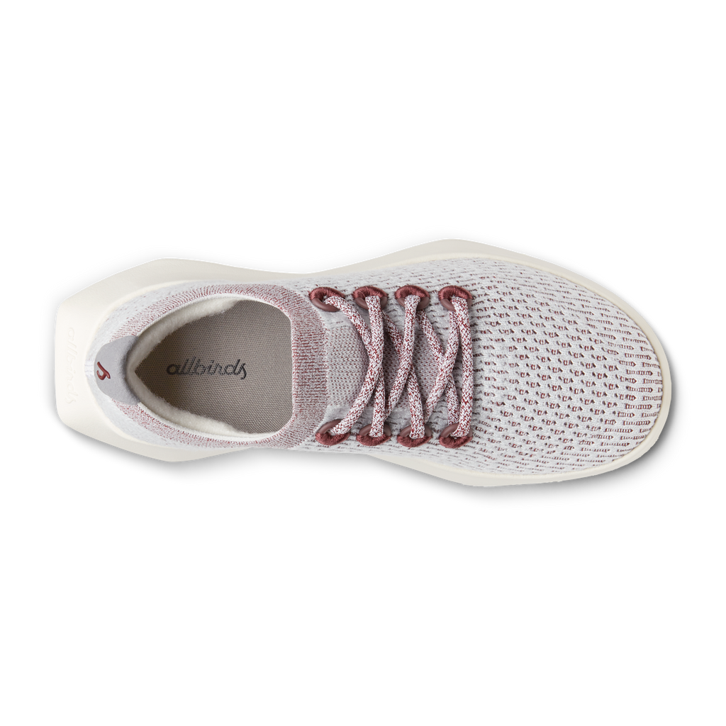 Women's Tree Dasher 2 - Blizzard/Thunder Red (Natural White Sole)