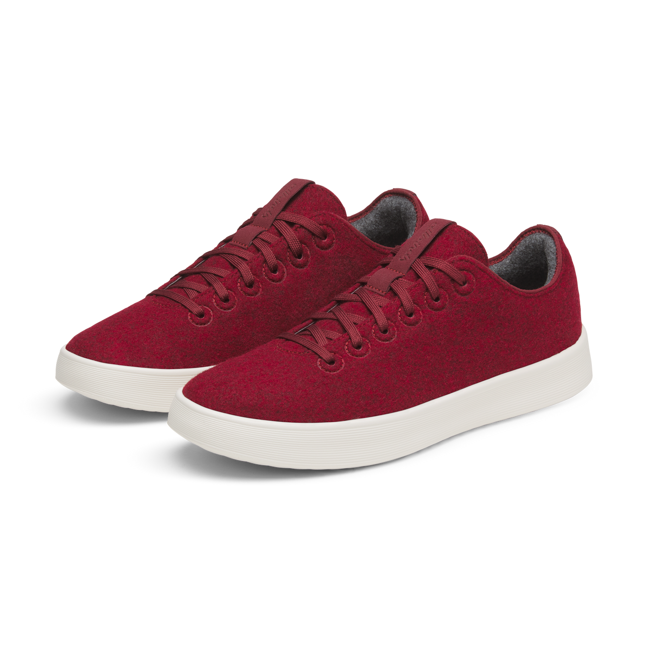 Men's Wool Cruiser - Burgundy (Natural White Sole)