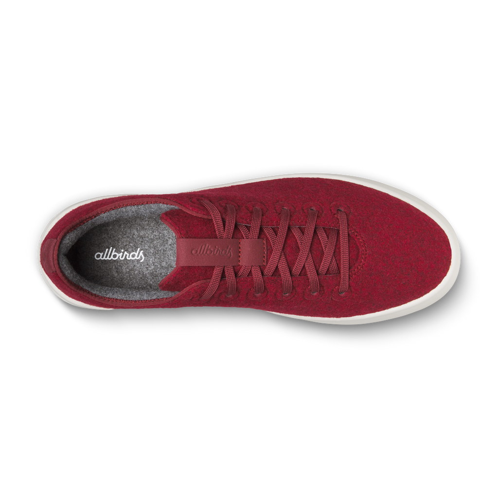 Women's Wool Cruiser - Burgundy (Natural White Sole)