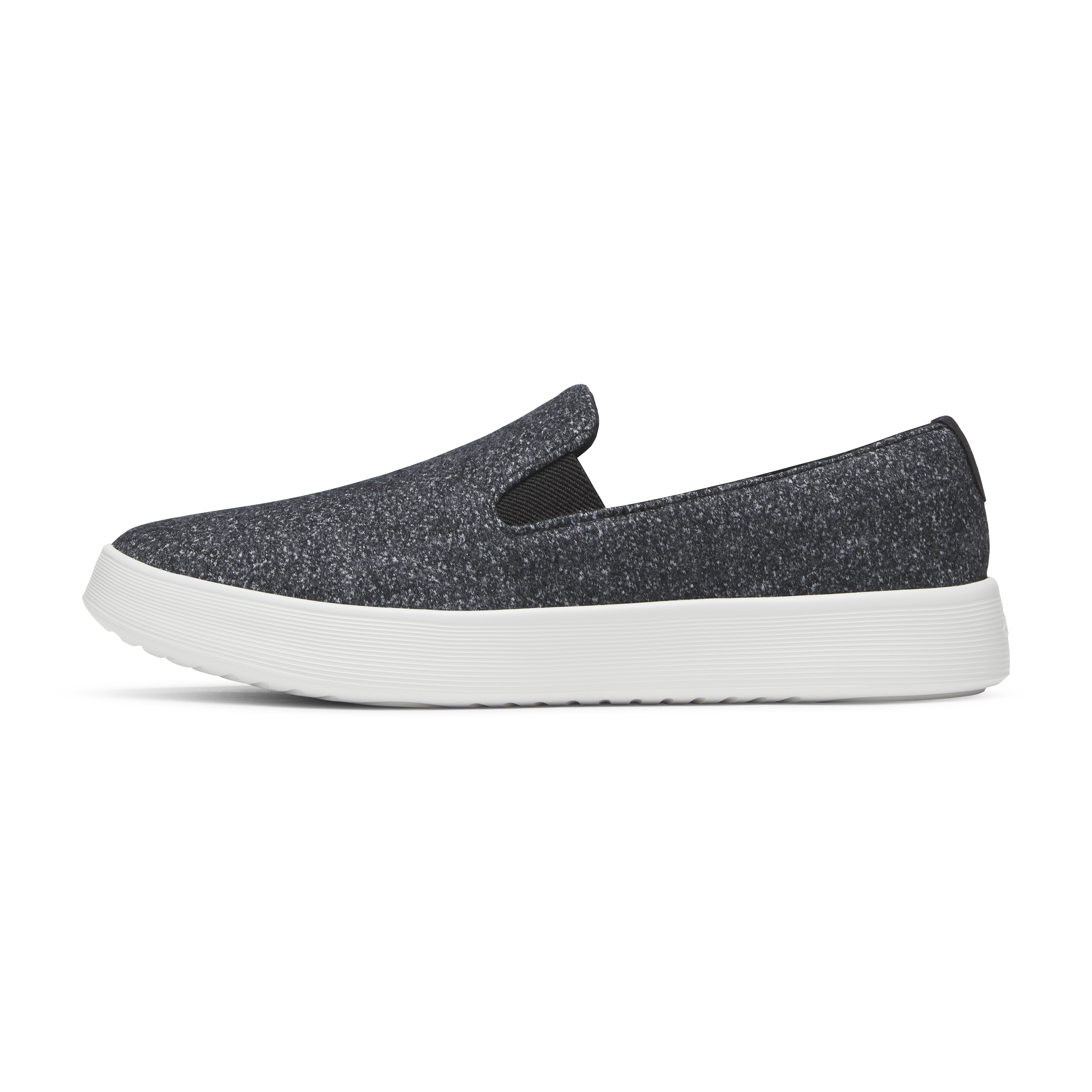 Women's Wool Cruiser Slip On - Dark Grey (Light Grey Sole)