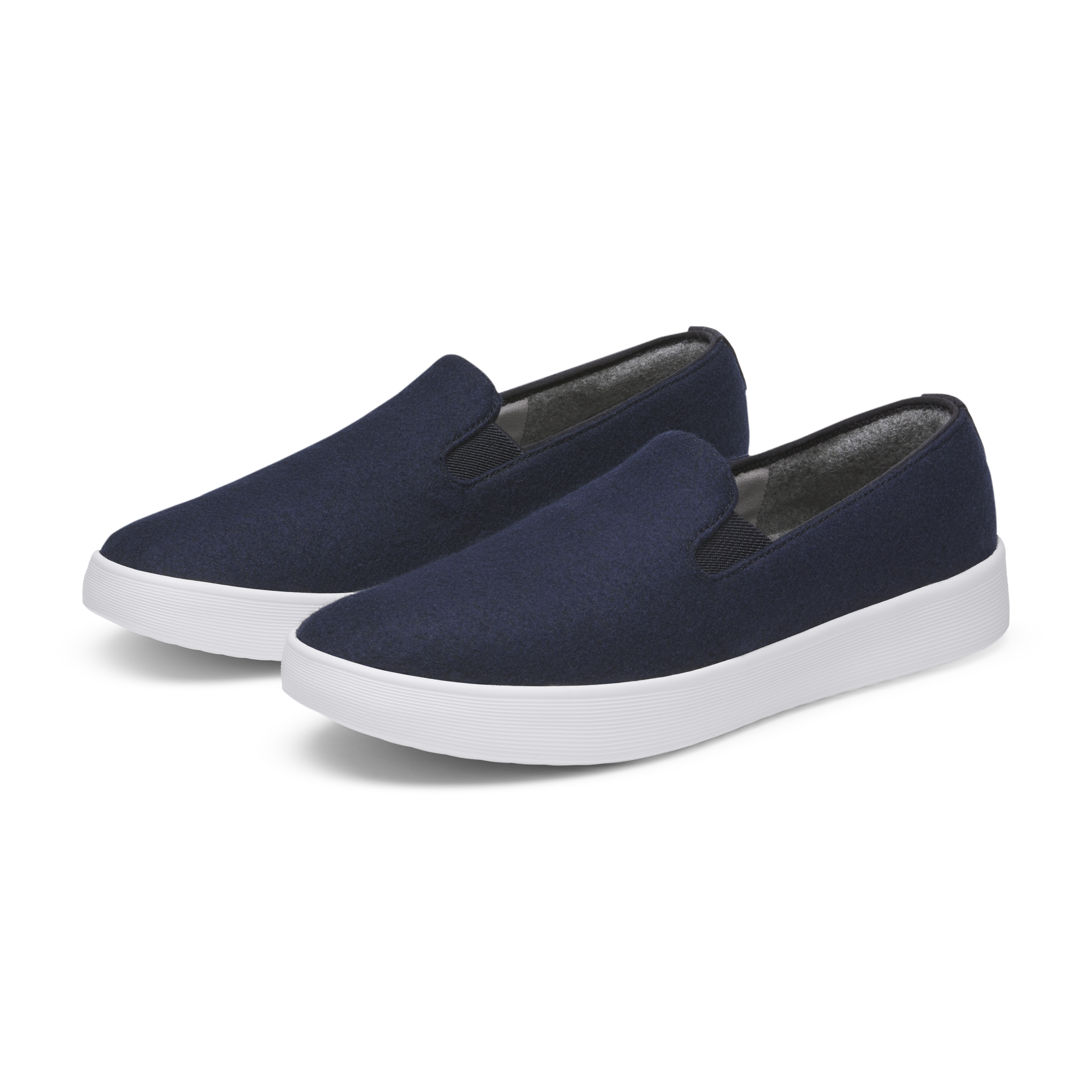 Women's Wool Cruiser Slip On - Dark Navy (Blizzard Sole)