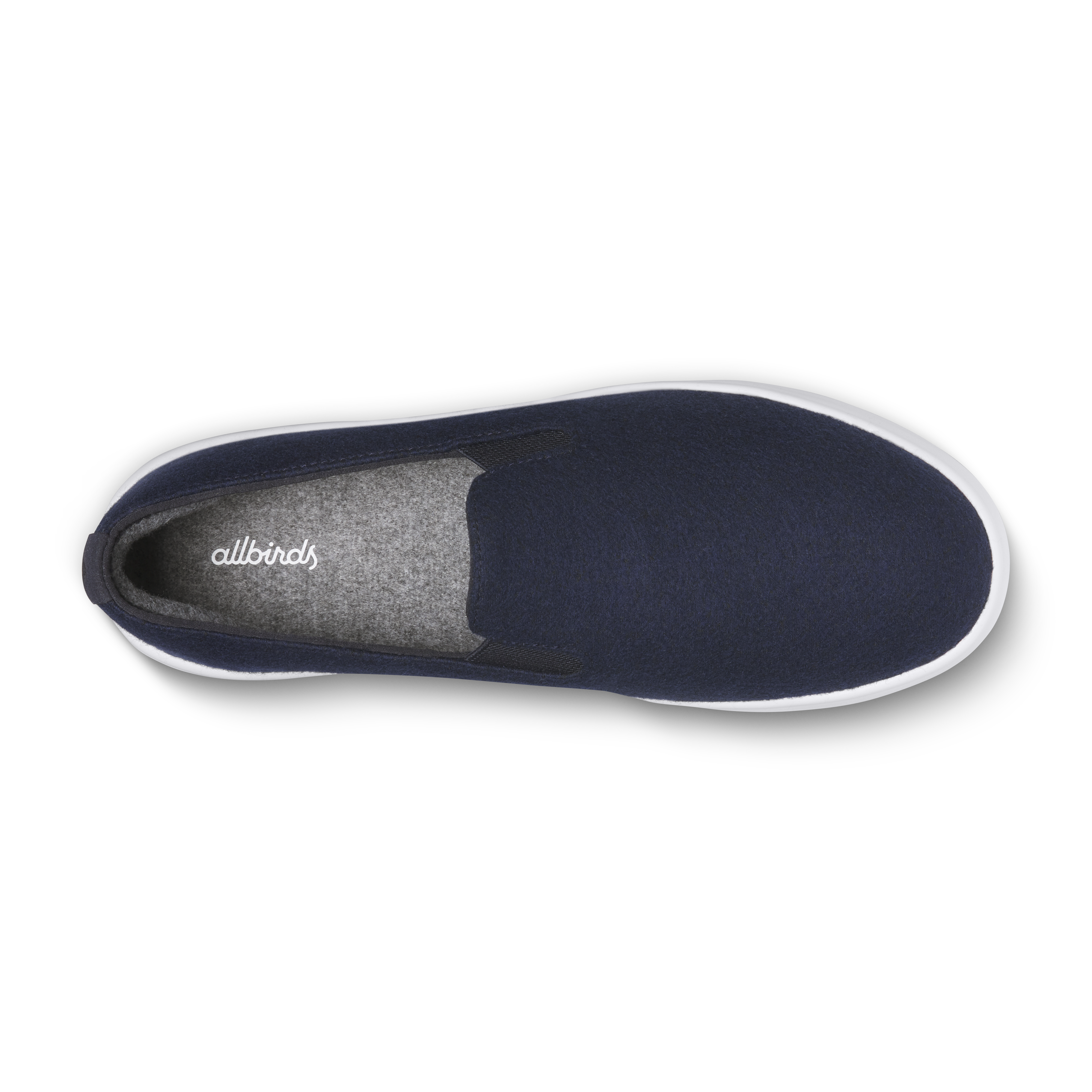 Men's Wool Cruiser Slip On - Dark Navy (Blizzard Sole)