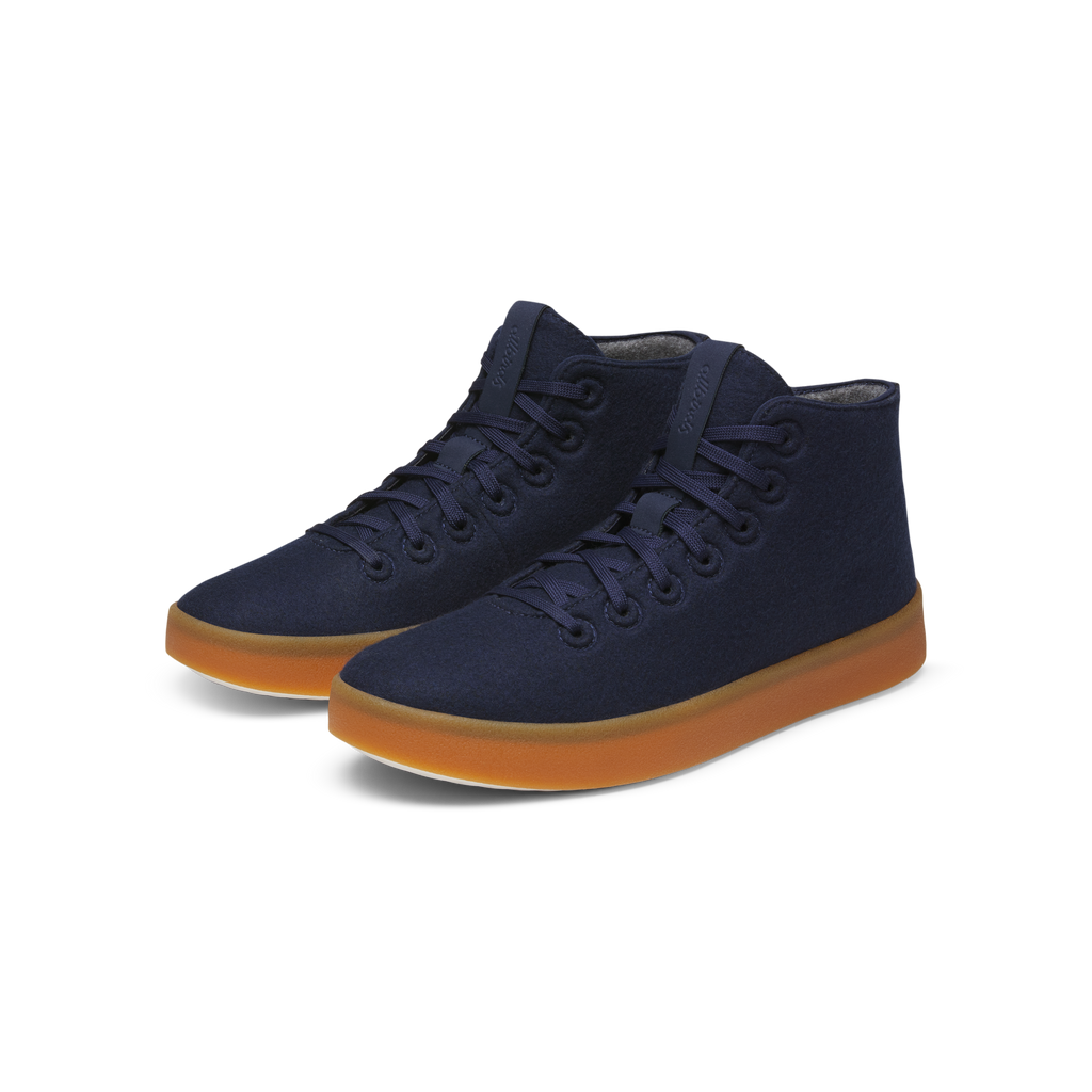 Women's Wool Cruiser Mid Select - Deep Navy (Gum Sole)