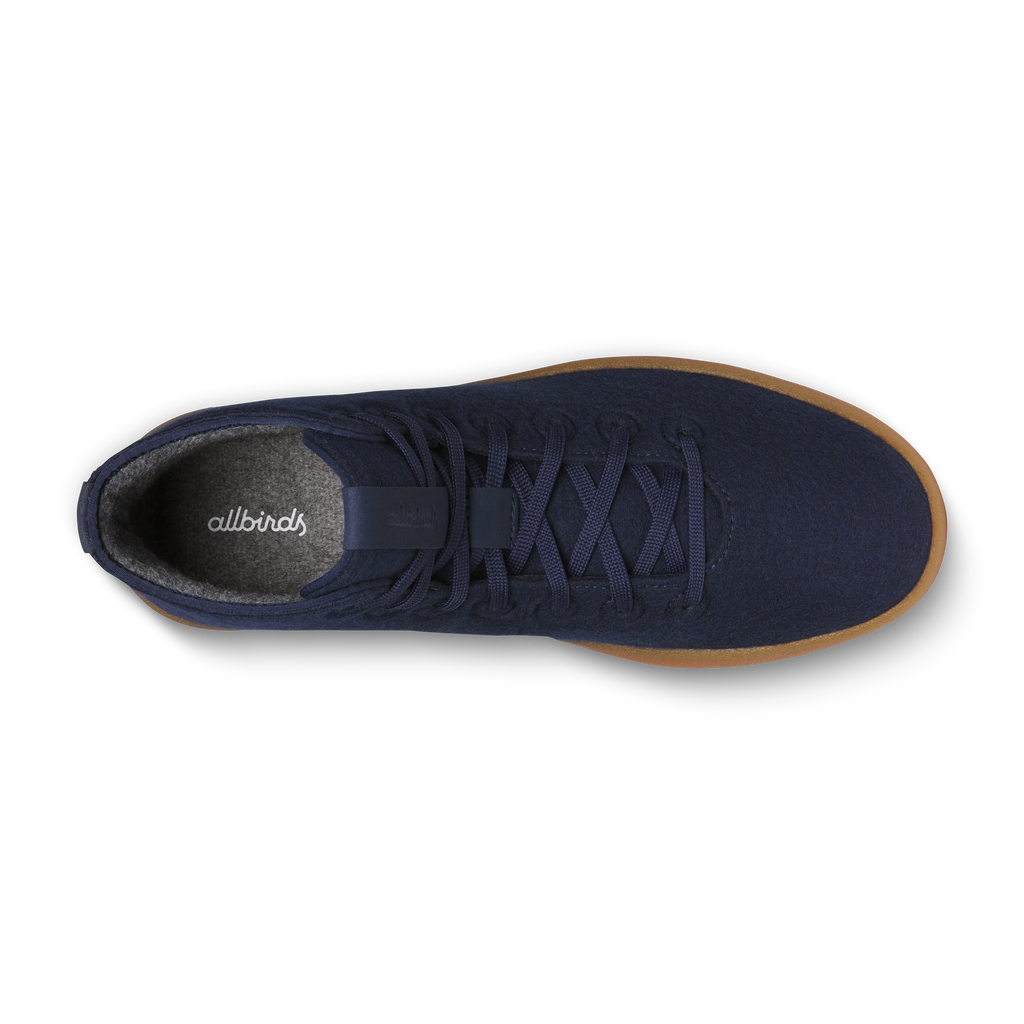 Men's Wool Cruiser Mid Select - Deep Navy (Gum Sole)