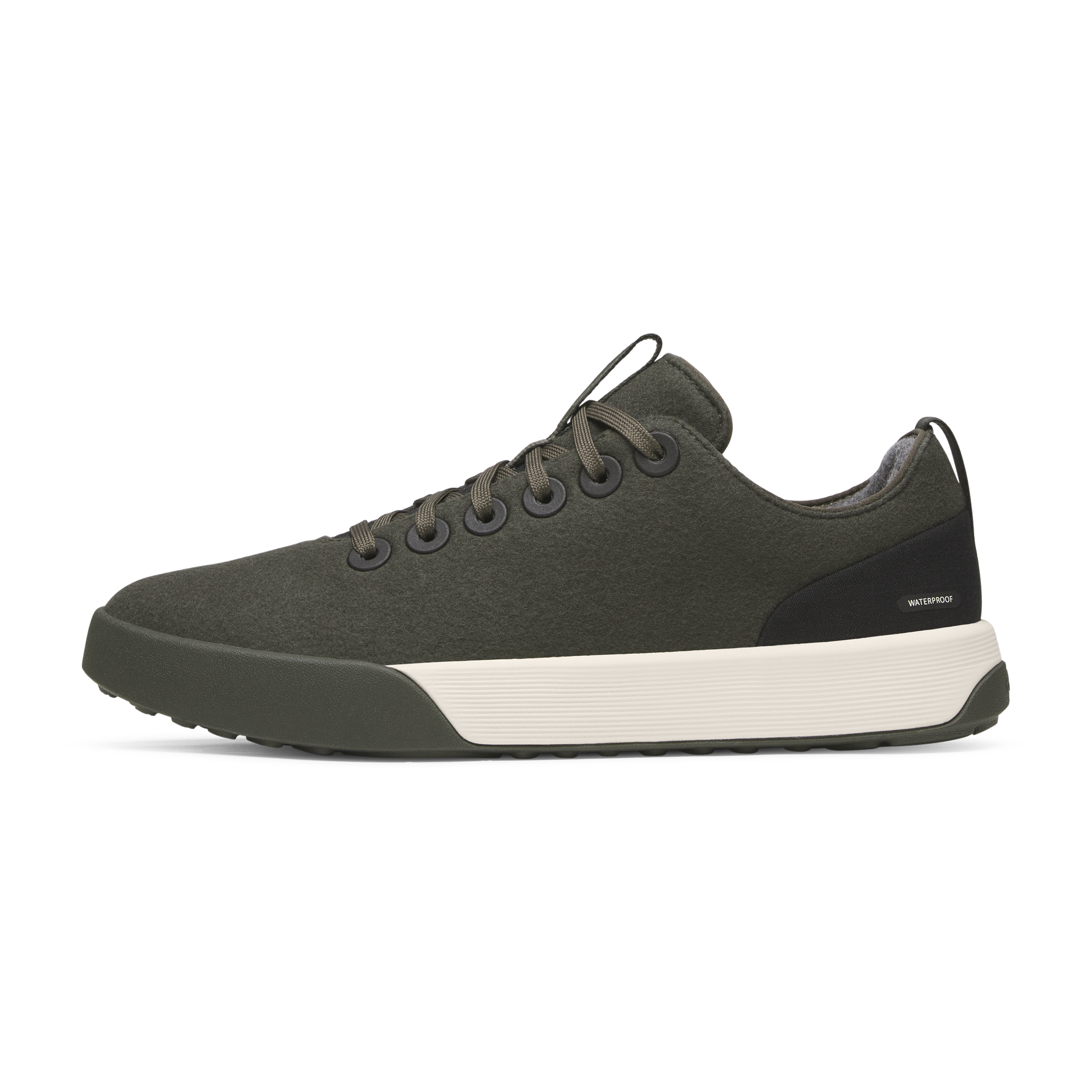 Women's Wool Cruiser Waterproof - Dark Jungle (Stony Cream Sole)