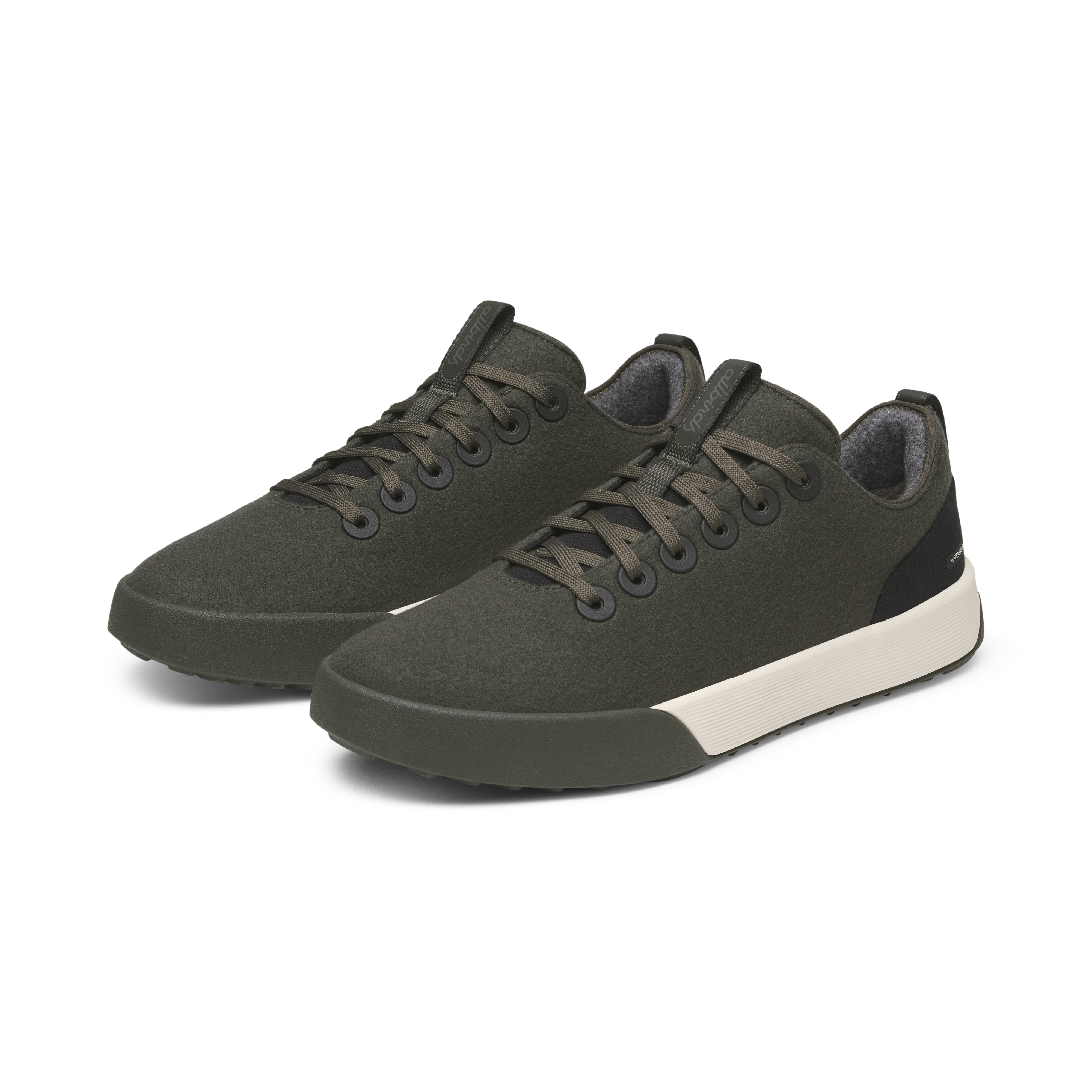 Women's Wool Cruiser Waterproof - Dark Jungle (Stony Cream Sole)