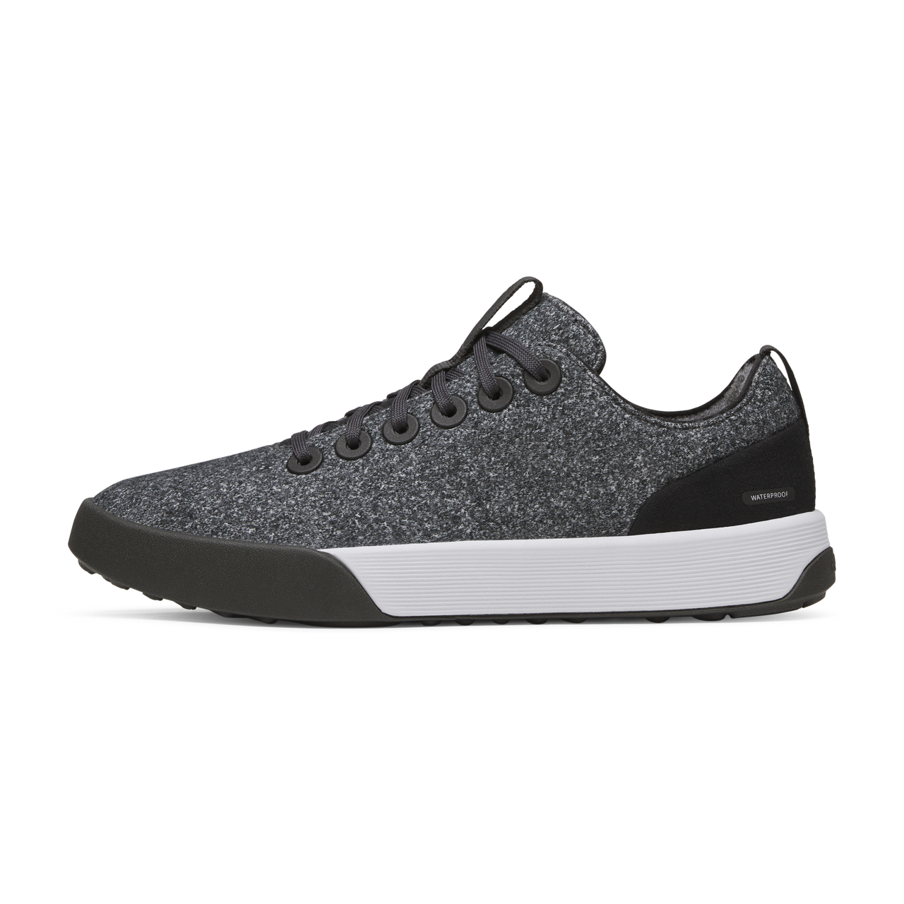 Men's Wool Cruiser Waterproof - Dark Grey (Light Grey Sole)