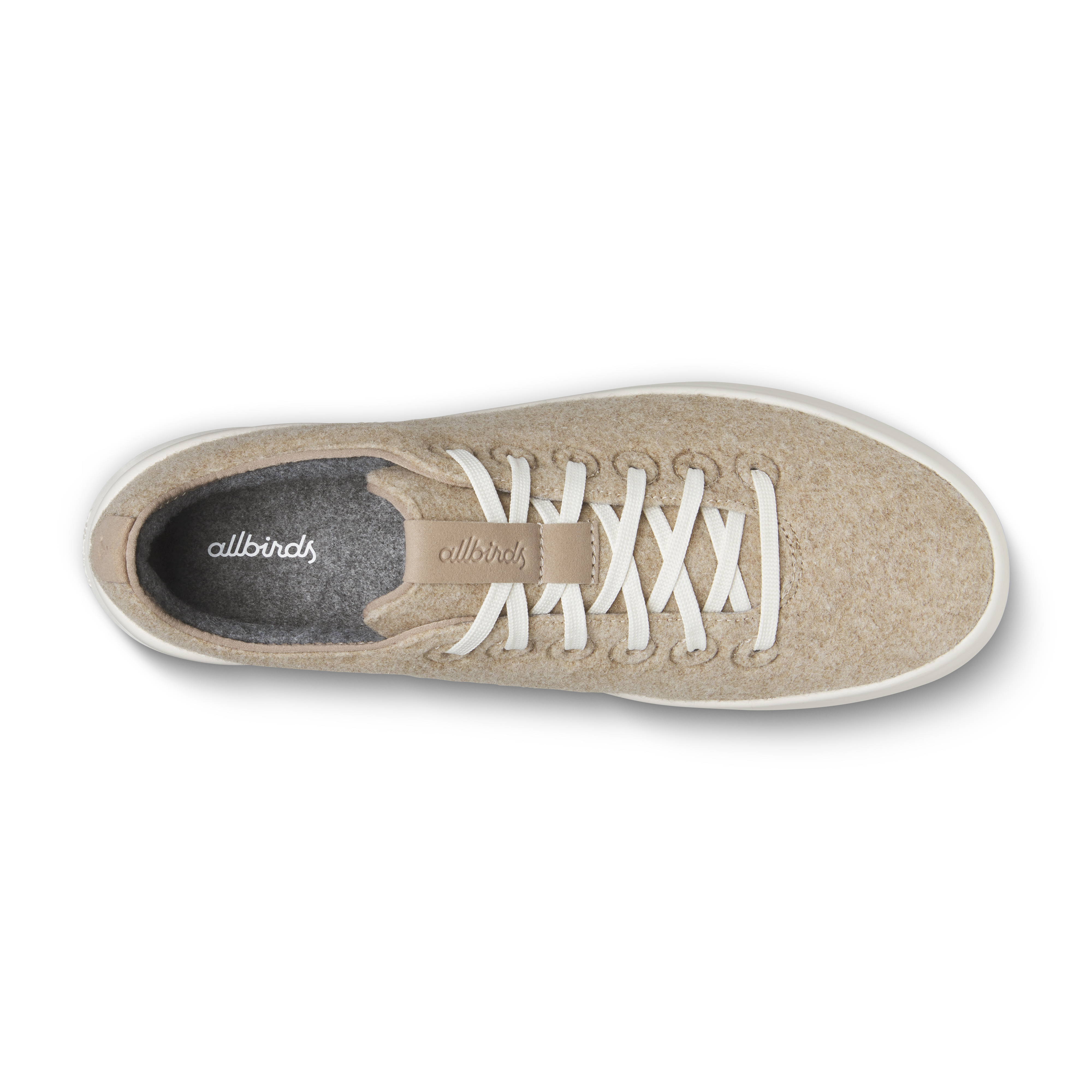 Men's Wool Cruiser - Light Tan (Natural White Sole)