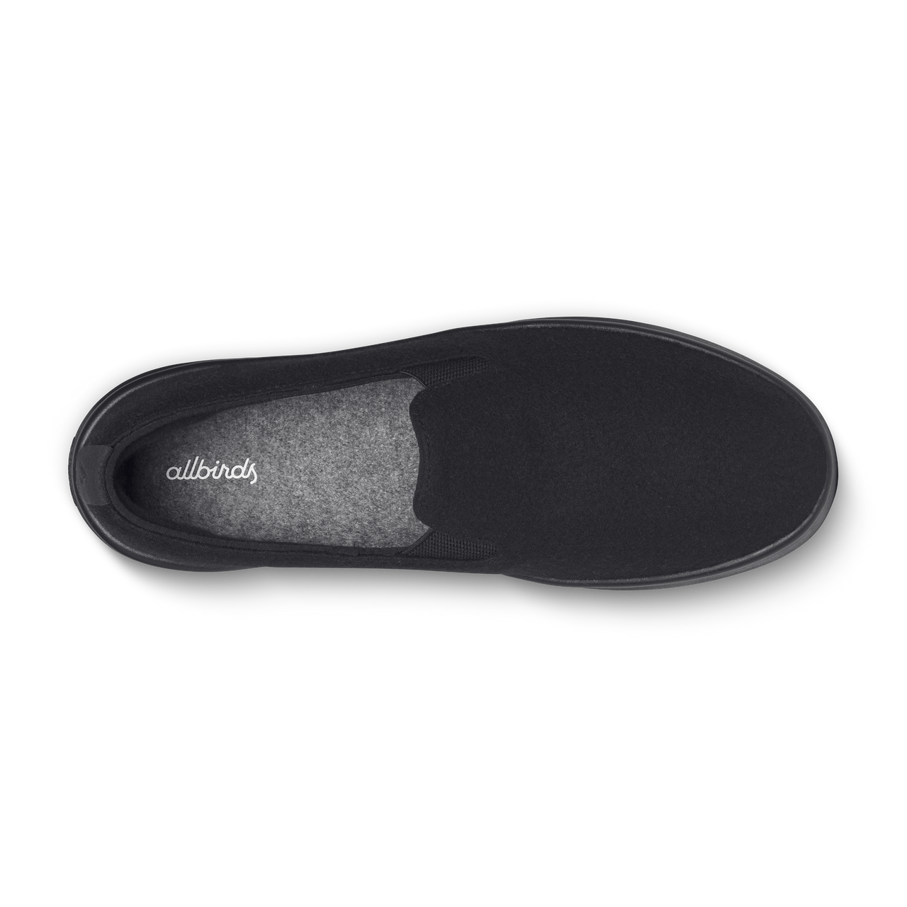 Men's Wool Cruiser Slip On - Natural Black (Natural Black Sole)