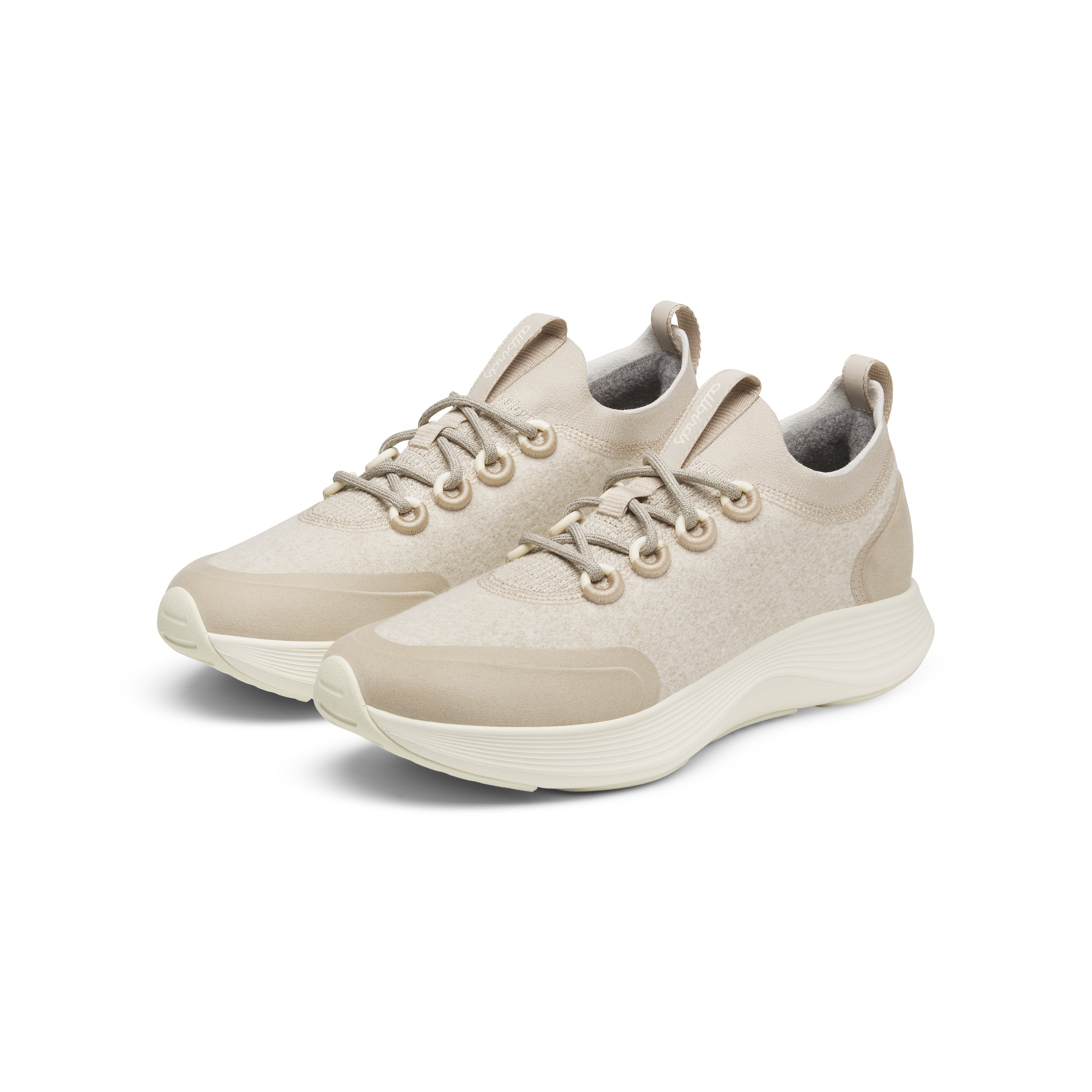 Men's Wool Strider - Rugged Beige (Natural White Sole)