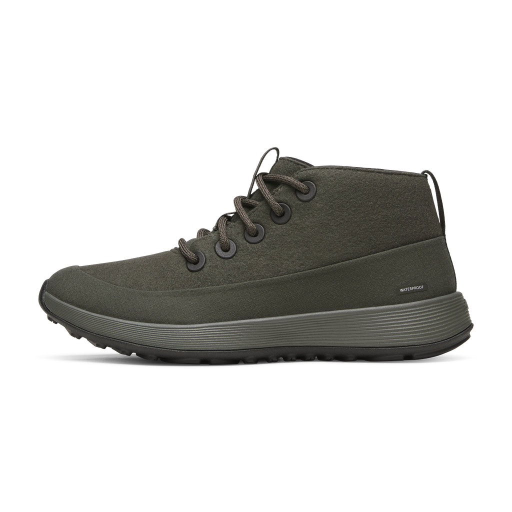 Men's Wool Runner NZ Mid Waterproof - Dark Jungle (Dark Jungle Sole)