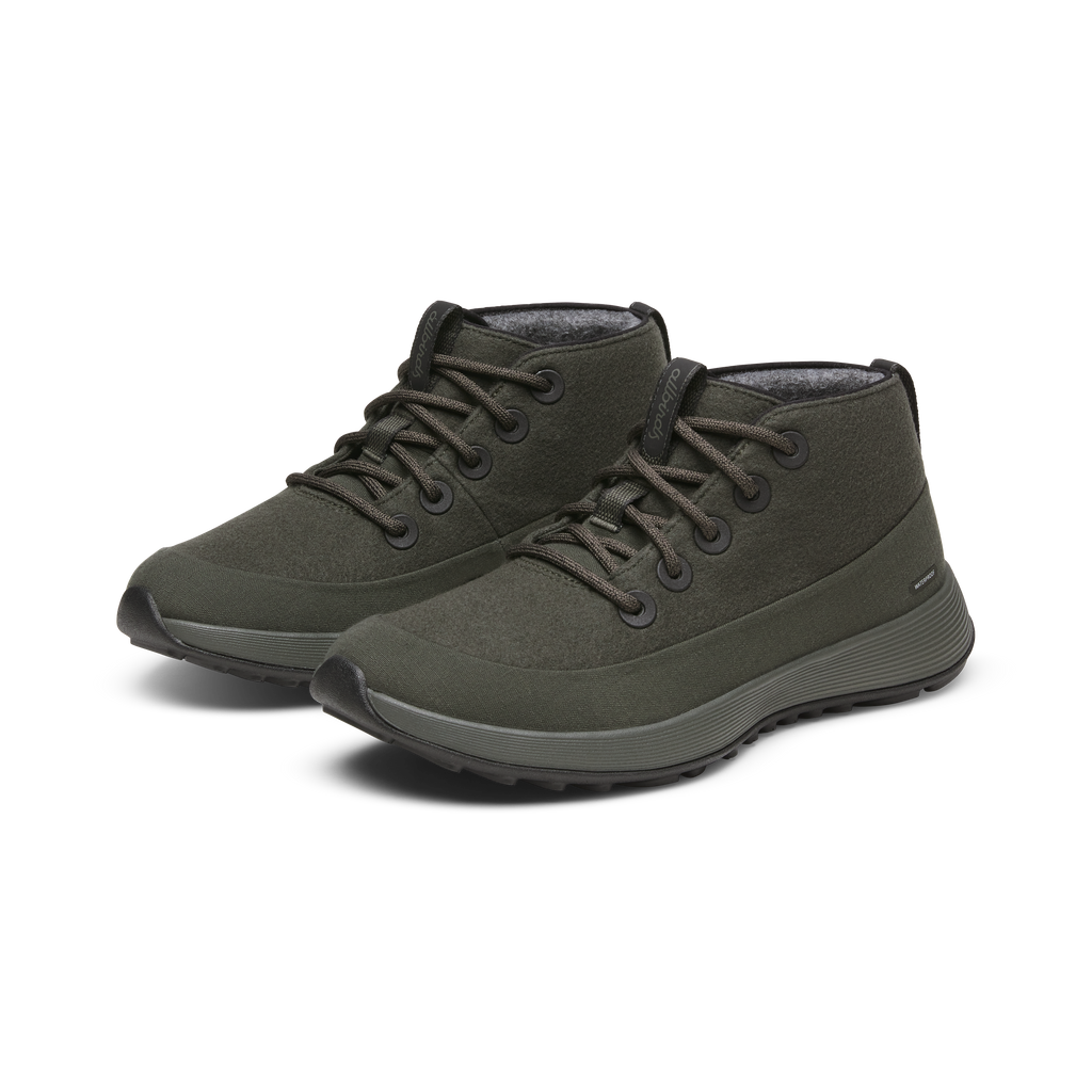 Women's Wool Runner NZ Mid Waterproof - Dark Jungle (Dark Jungle Sole)