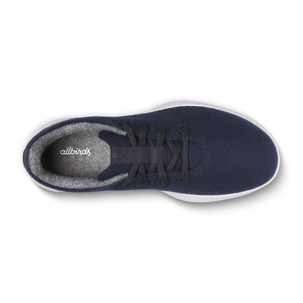 Men's Wool Runner NZ - Dark Navy (Blizzard Sole)