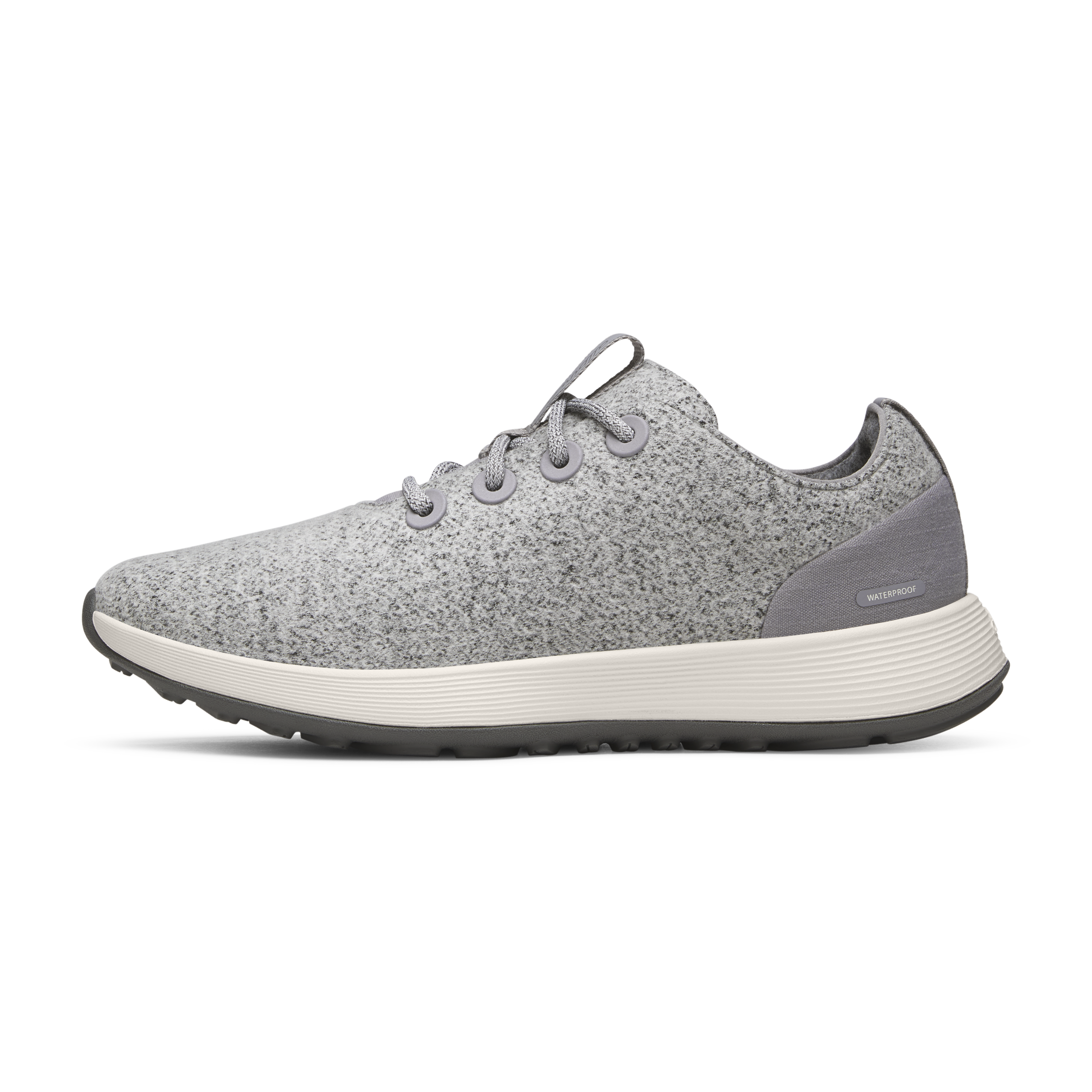Women's Wool Runner NZ Waterproof - Medium Grey (Natural White Sole)