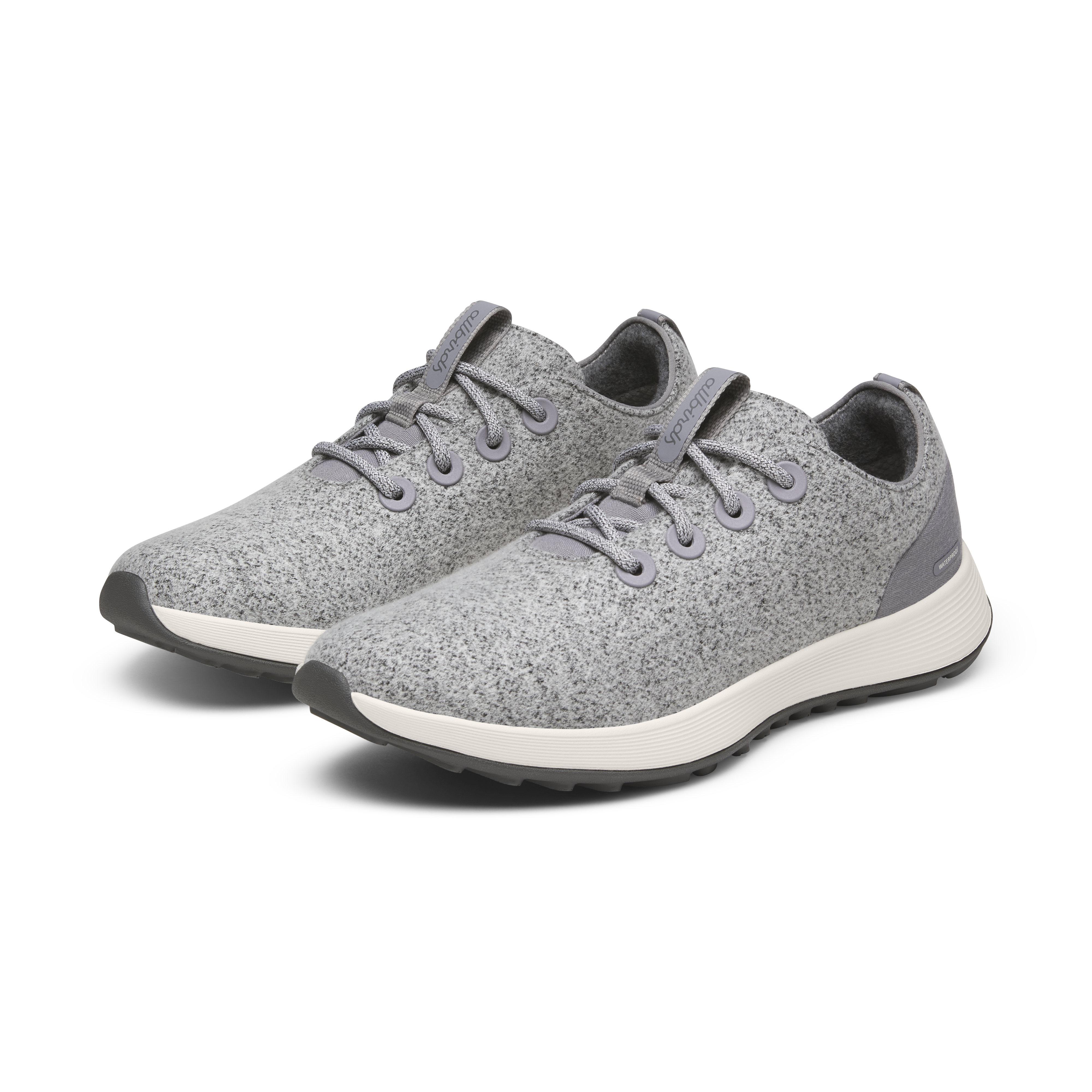 Women's Wool Runner NZ Waterproof - Medium Grey (Natural White Sole)
