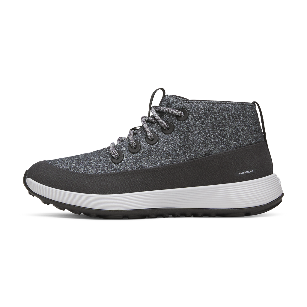 Women's Wool Runner NZ Mid Waterproof - Dark Grey (Light Grey Sole)