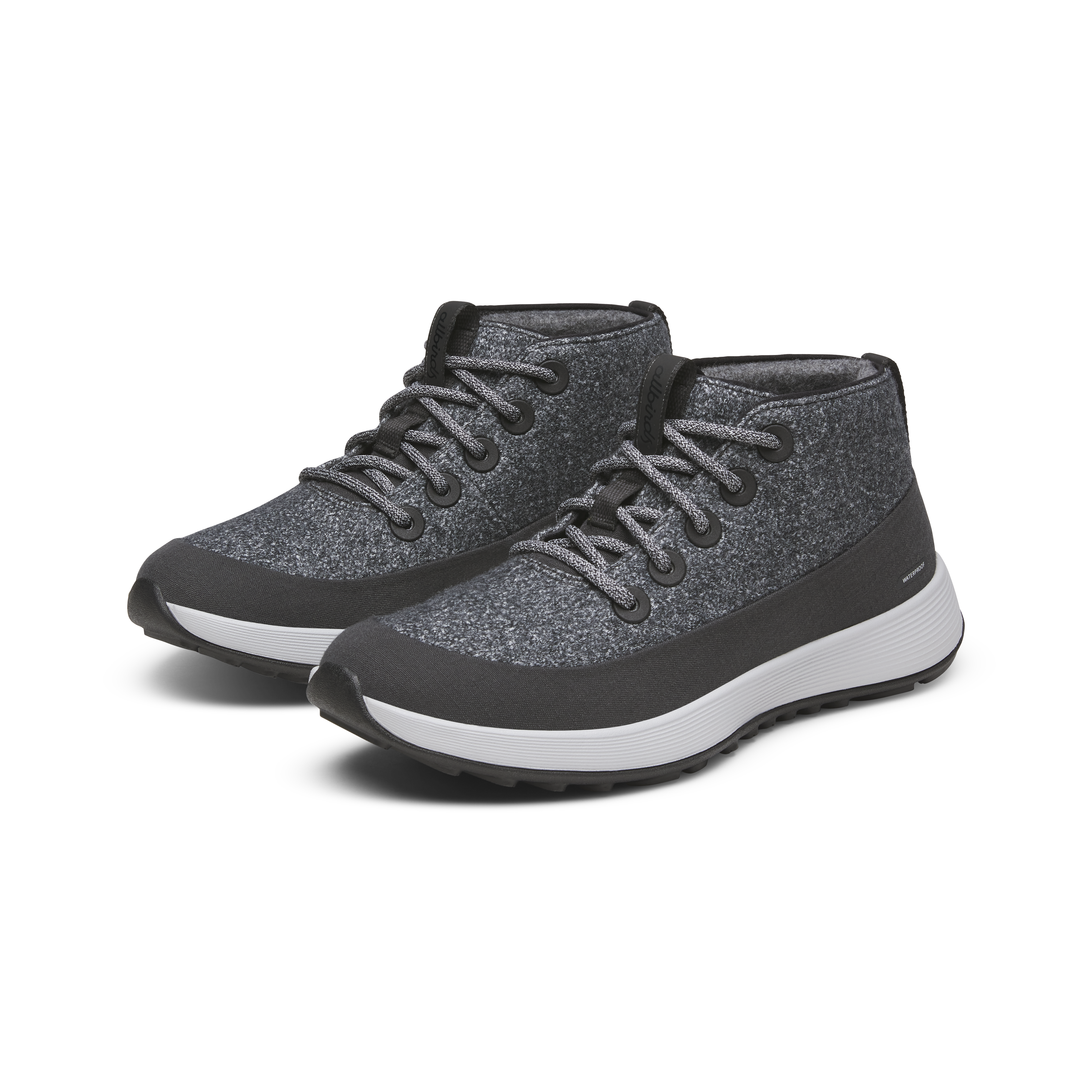 Women's Wool Runner NZ Mid Waterproof - Dark Grey (Light Grey Sole)