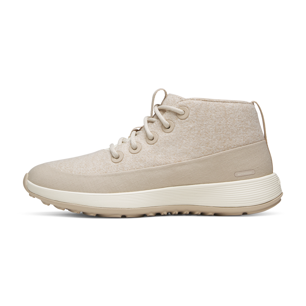 Men's Wool Runner NZ Mid Waterproof - Stony Cream/Rugged Beige (Stony Cream Sole)