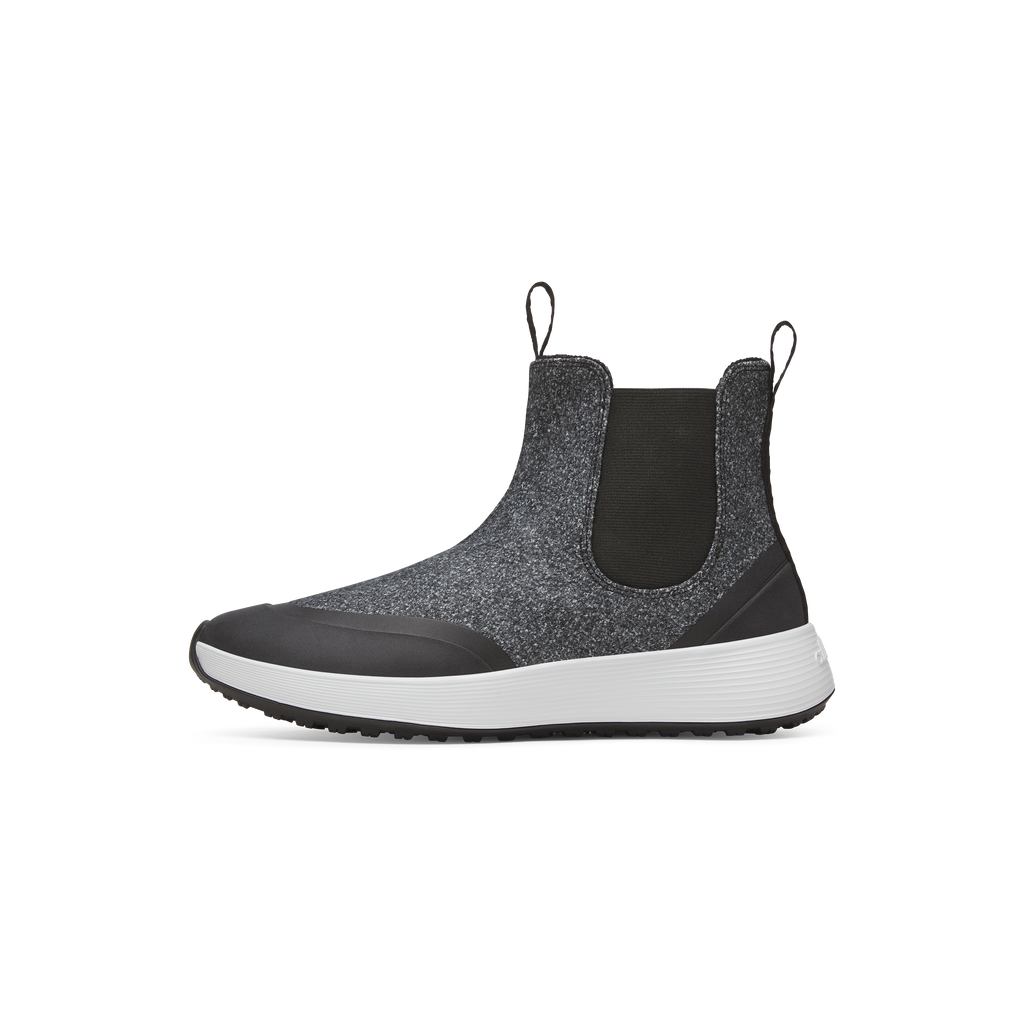 Women's Wool Runner Chelsea - Natural Grey (Light Grey Sole)